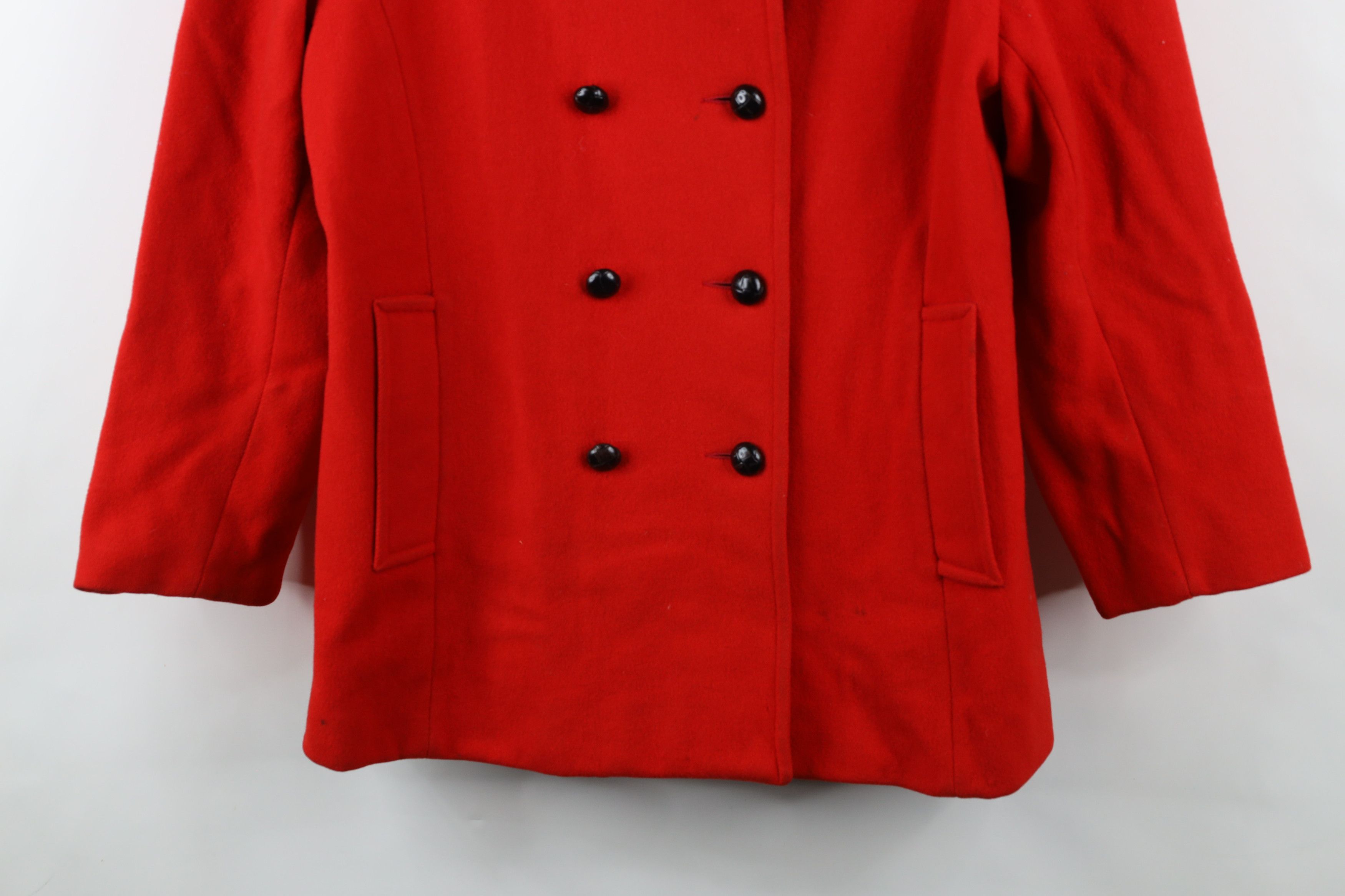 Vintage Vintage 90s Streetwear Breasted Wool Military Jacket USA Size L / US 10 / IT 46 - 3 Thumbnail