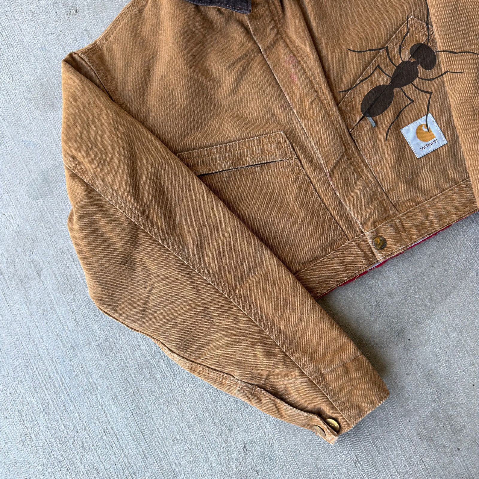 Carhartt × Vintage Carhartt Brown cropped Detroit style work wear jacket Size US S / EU 44-46 / 1 - 2 Thumbnail
