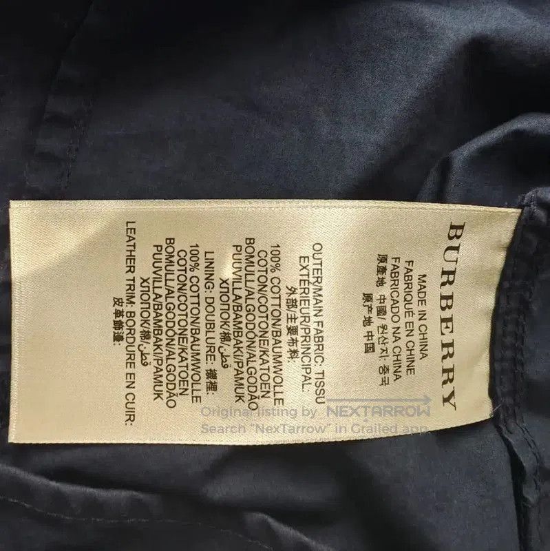 Burberry Burberry Women's S Navy Blue Cotton Jacket. Size S / US 4 / IT 40 - 8 Thumbnail