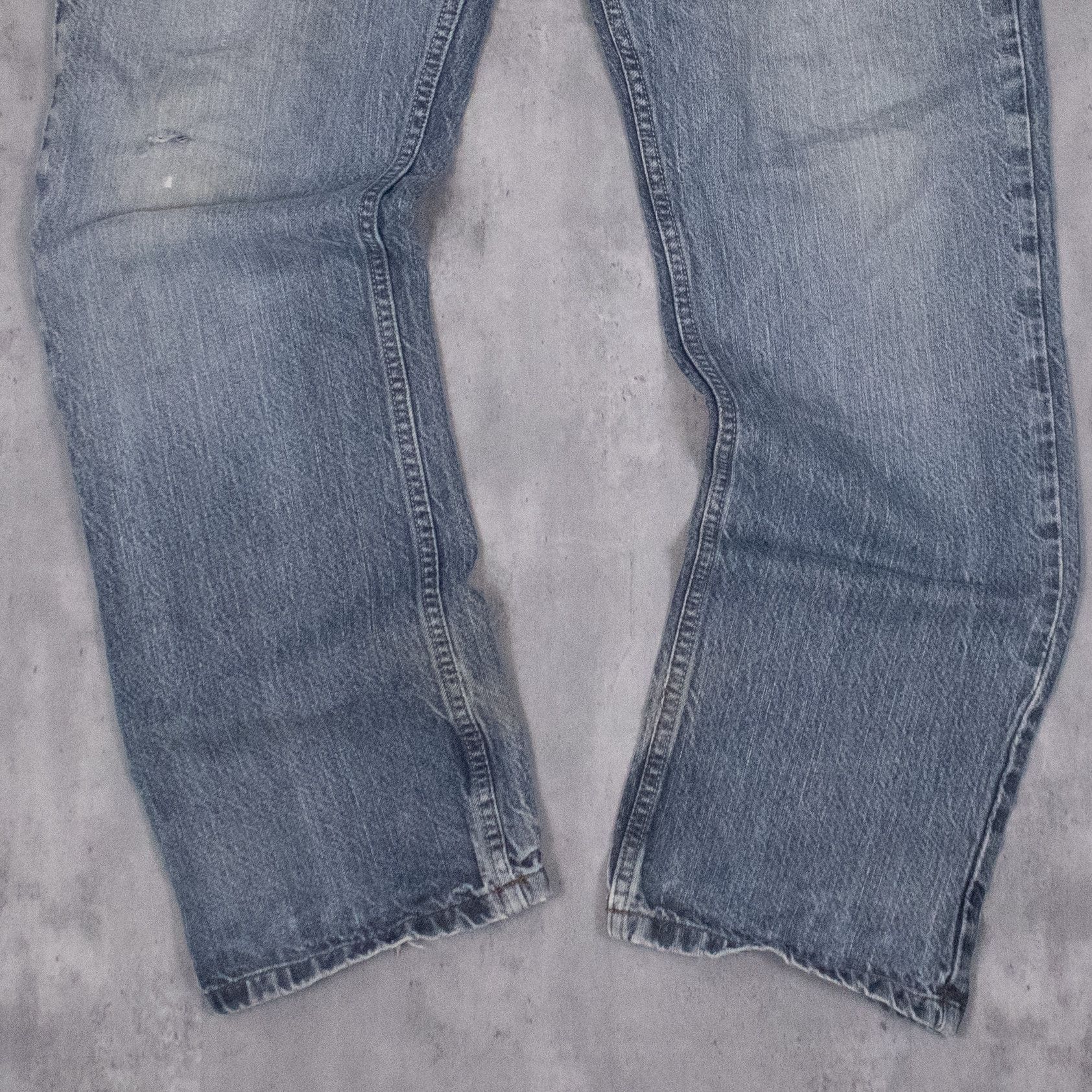 DKNY Y2K 2000s DKNY Jeans Baggy Fit Distressed Denim Pant's Size US 38 / EU 54 - 4 Thumbnail