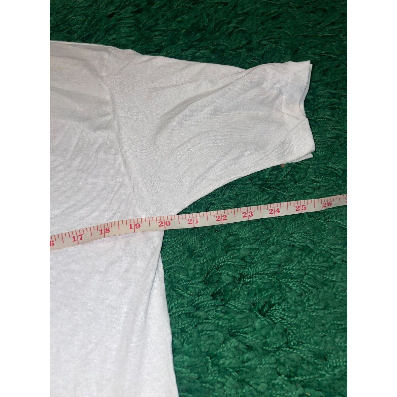 Jerzees Vintage Las Vegas Shirt Reflective Graphic White L White Tee Size US L / EU 52-54 / 3 - 11 Thumbnail