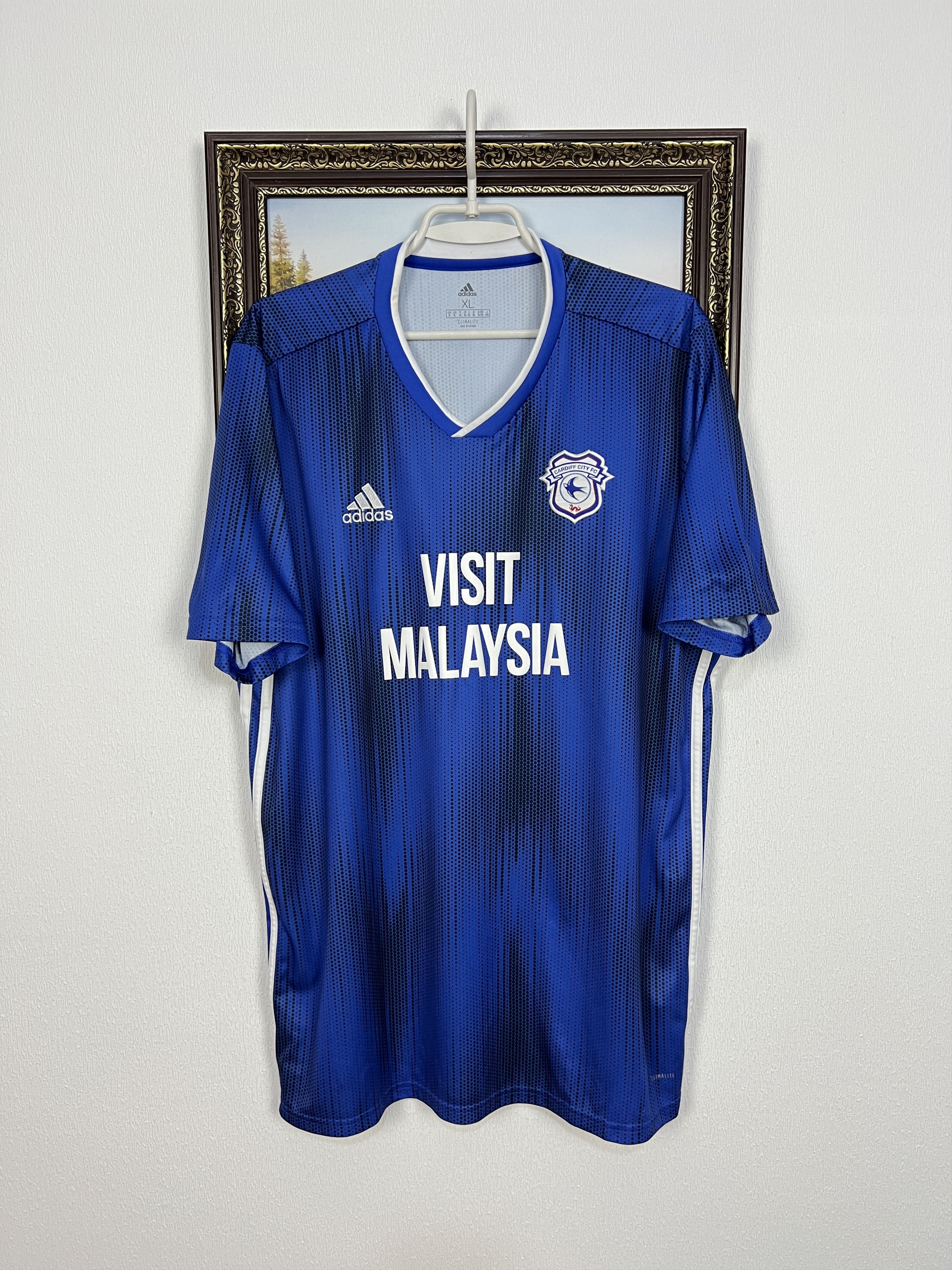 Adidas Cardiff City Home football shirt 2019 Soccer Adidas Jersey Size US XL / EU 56 / 4 - 1 Thumbnail