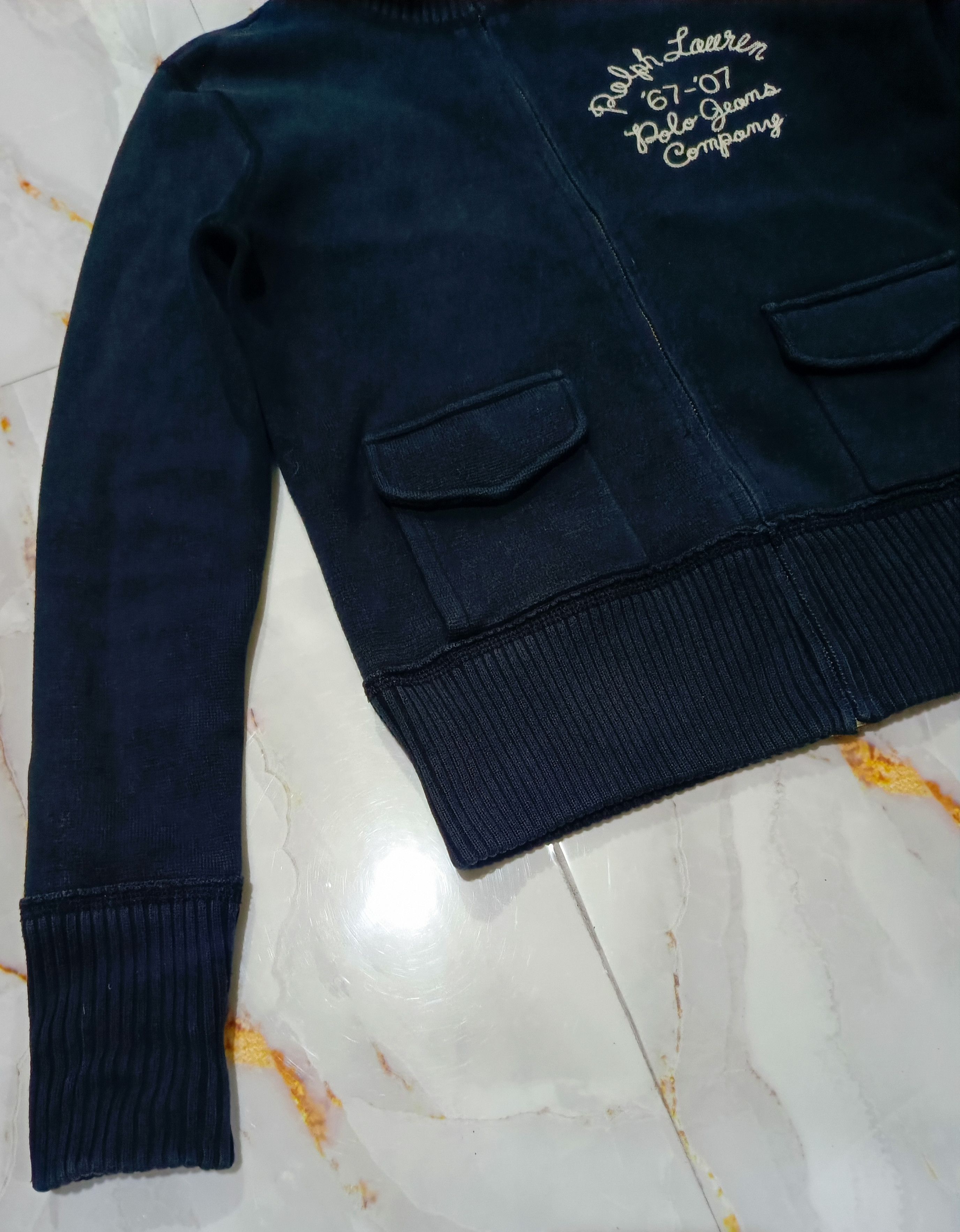 Polo Ralph Lauren Vintage Polo Ralph Lauren Hand Zip Up Sweatshirt Size M / US 6-8 / IT 42-44 - 6 Thumbnail