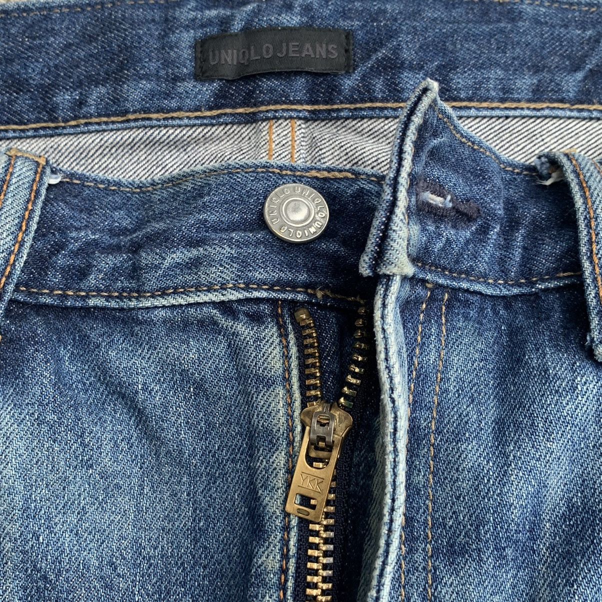 Japanese Brand Vintage Y2K Uniqlo Blue Denim Jeans Denim W31 Size US 31 - 10 Thumbnail