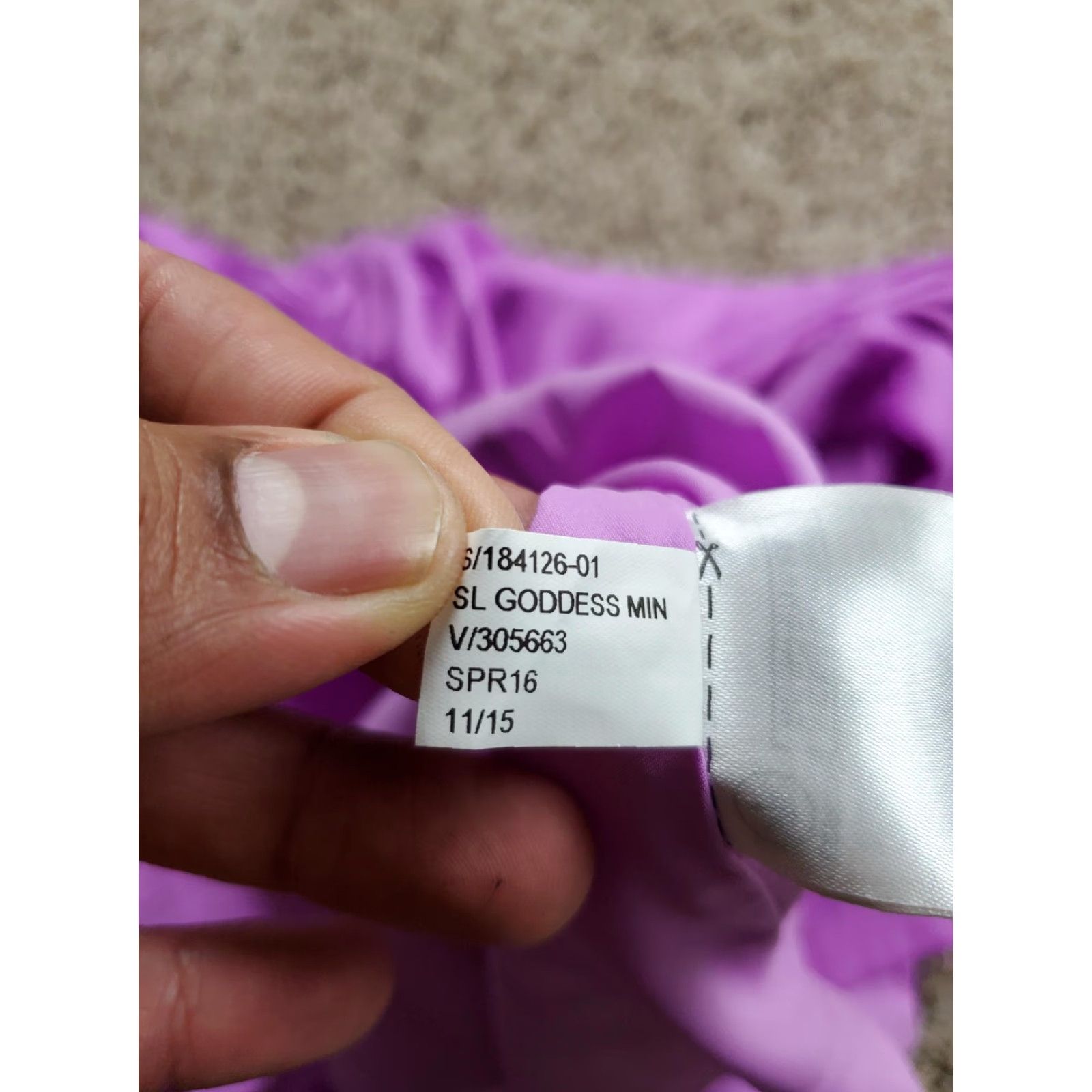 Banana Republic VINTAGE Banana Republic Dress Womens Size 2 Purple Sleeveless Goddess Mini Spring Lined Size XS / US 0-2 / IT 36-38 - 6 Thumbnail