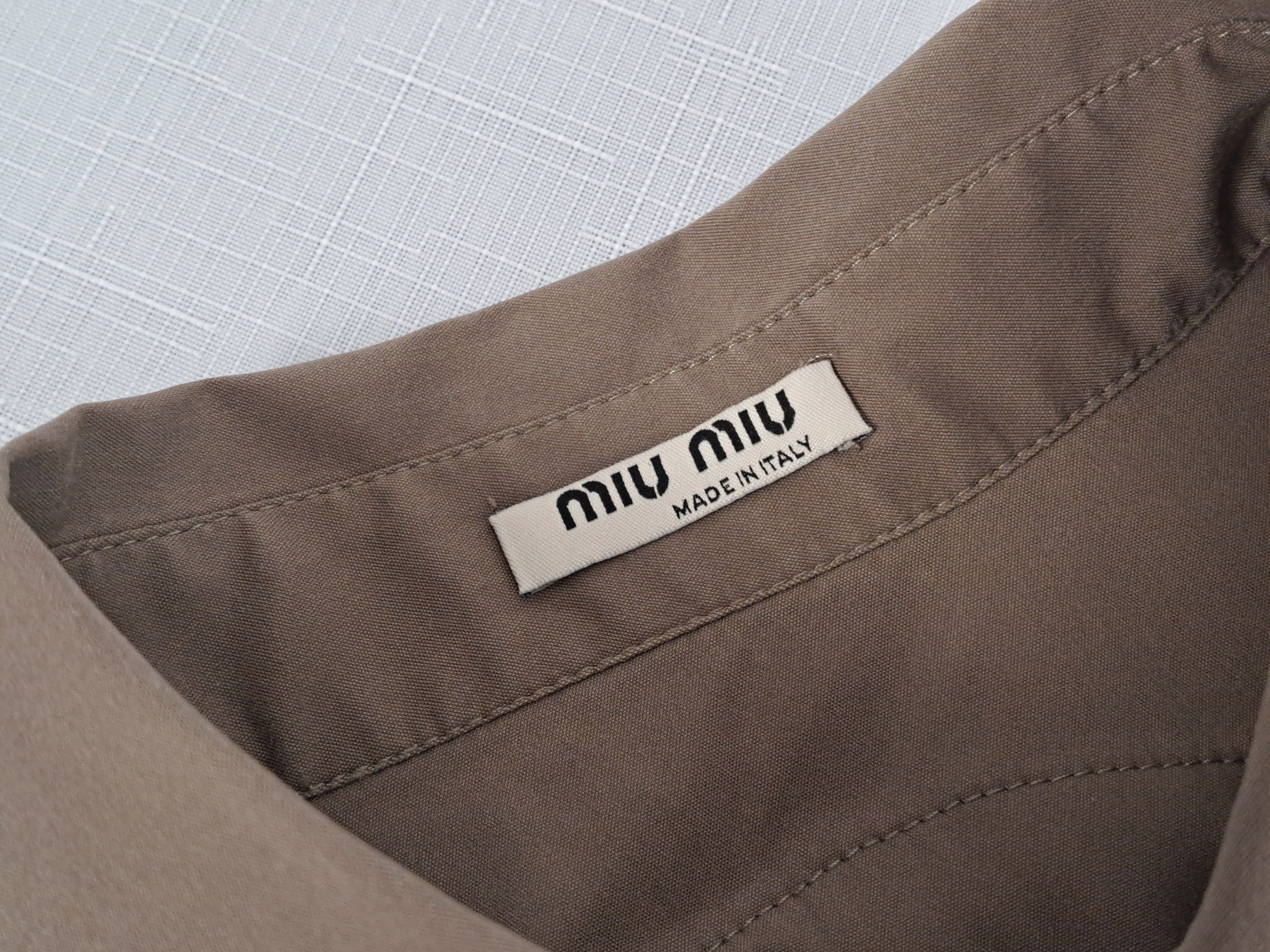 Miu Miu MIU MIU vintage short sleeve button up shirt. Size 42IT Size M / US 6-8 / IT 42-44 - 6 Thumbnail