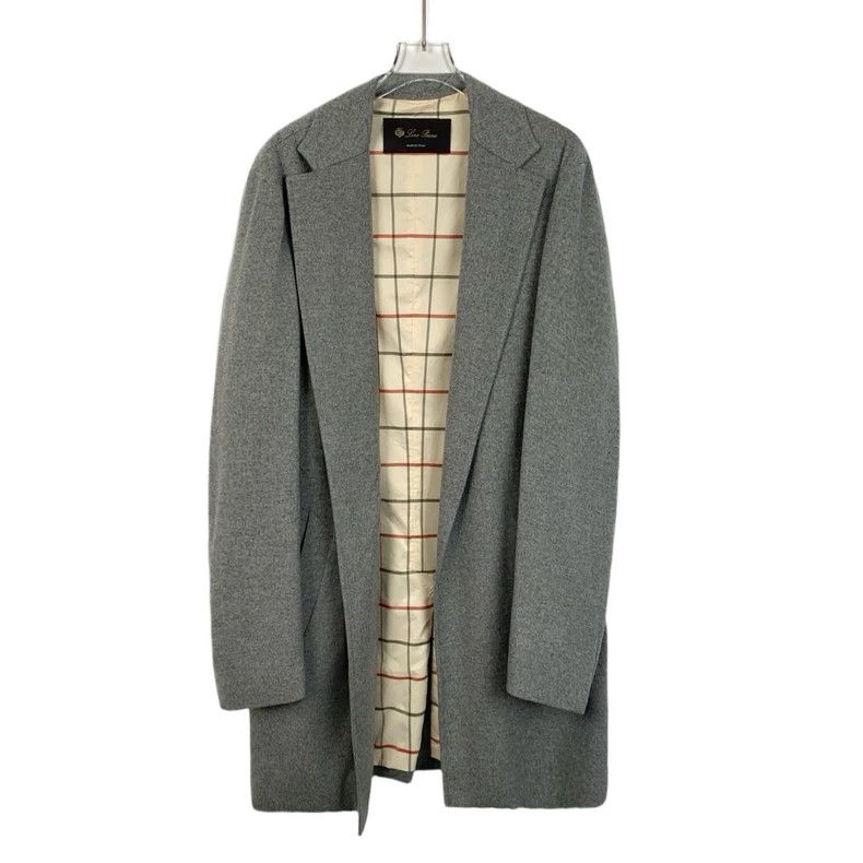 Loro Piana Loro Piana Gray cashmere lapel long-sleeved suit jacket 250 Size US M / EU 48-50 / 2 - 1 Thumbnail