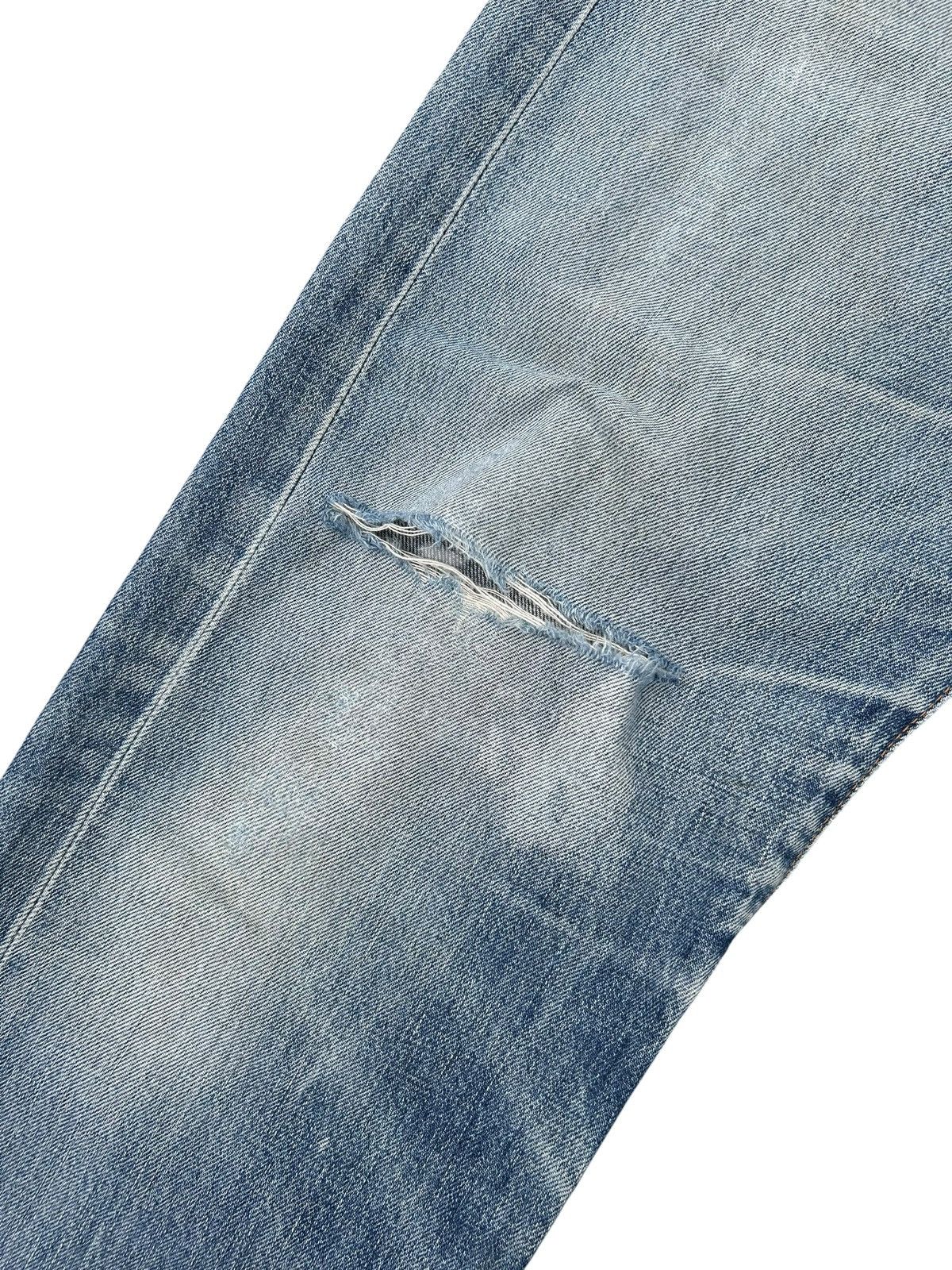 Kapital Vintage Levis Big E Selvedge Thrashed Denim Jeans Size US 32 / EU 48 - 5 Thumbnail
