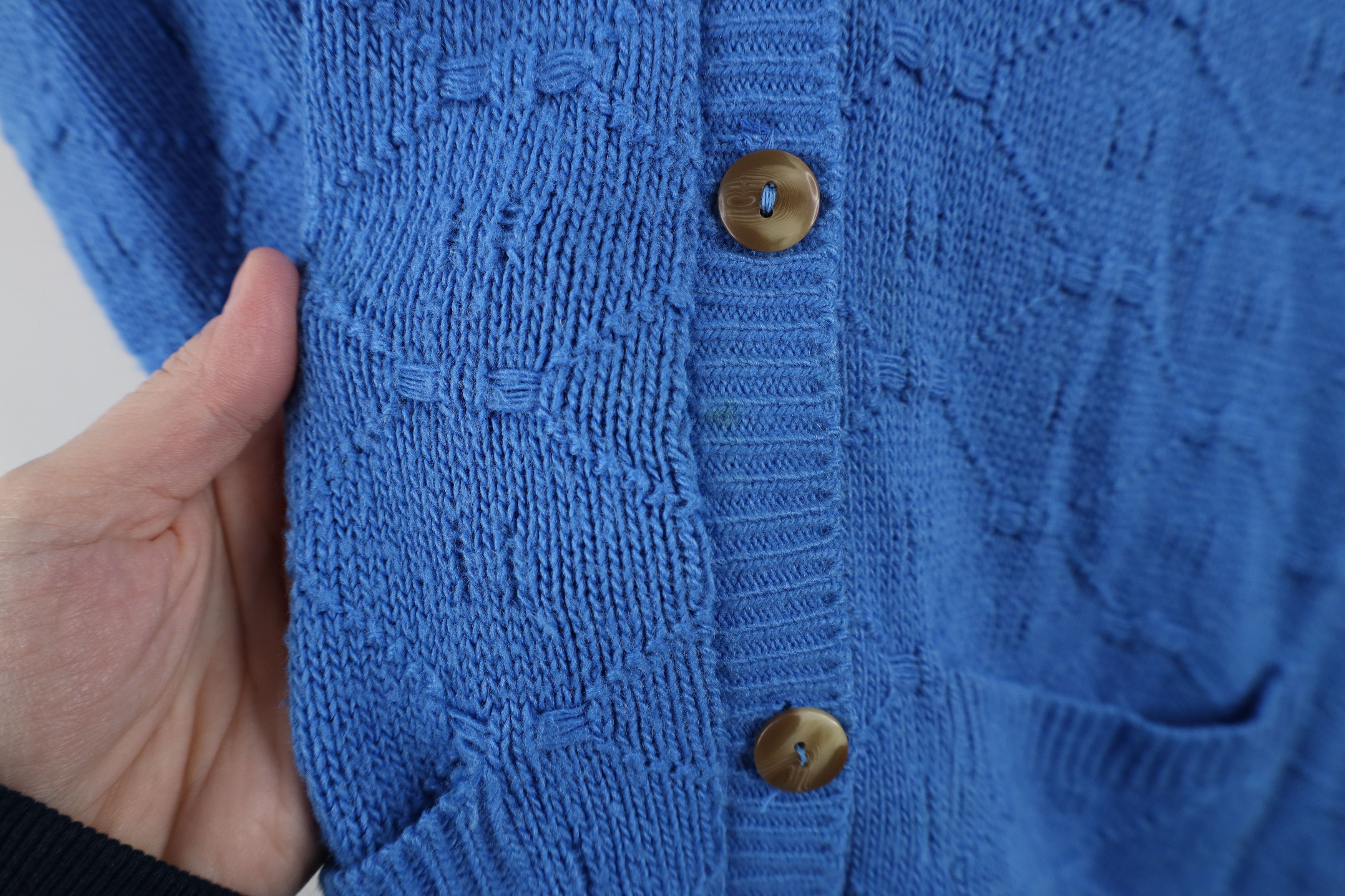 Vintage Vintage 90s Streetwear Knit Cardigan Sweater Vest USA Size XL / US 12-14 / IT 48-50 - 6 Thumbnail