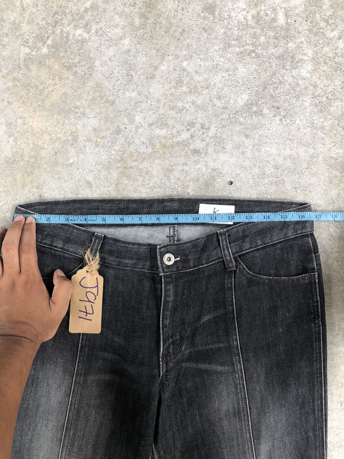 If Six Was Nine Japanese Kumikyoku Flared Jeans Distressed Jeans Size US 32 / EU 48 - 19 Thumbnail