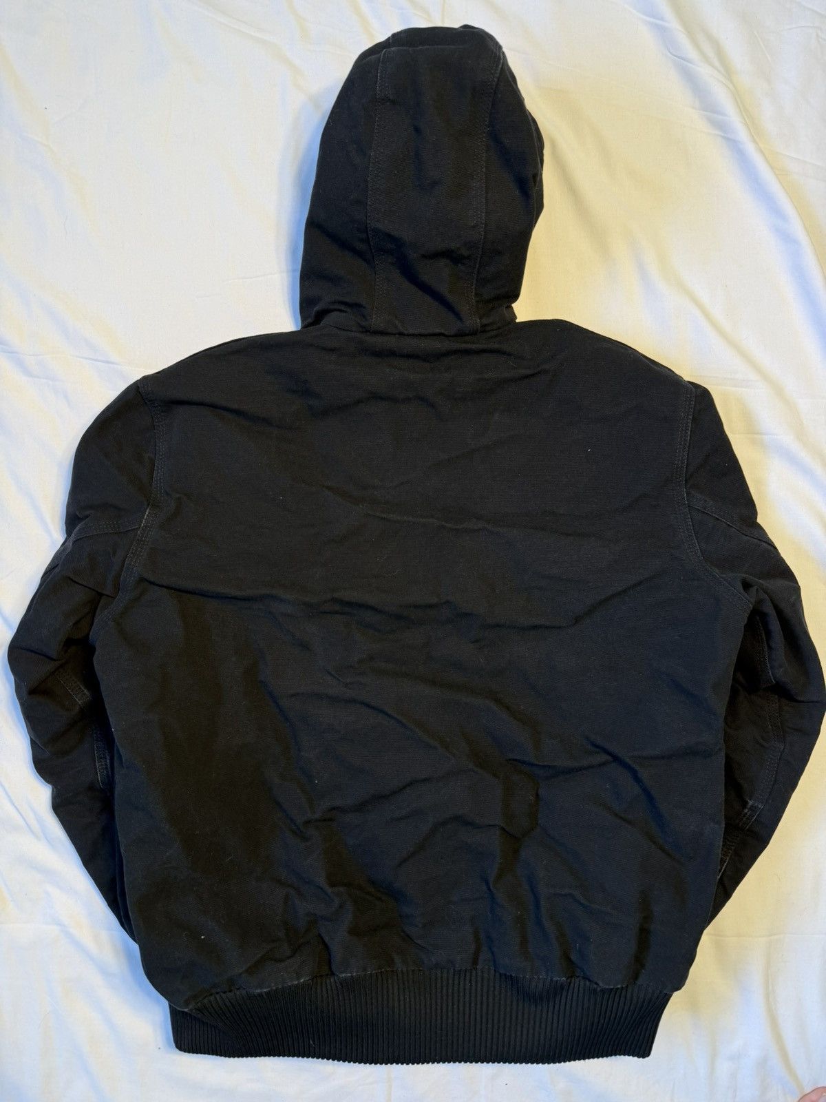 Carhartt Vintage Carhartt USA Faded Black J140 Hooded Work Jacket Size US M / EU 48-50 / 2 - 3 Thumbnail