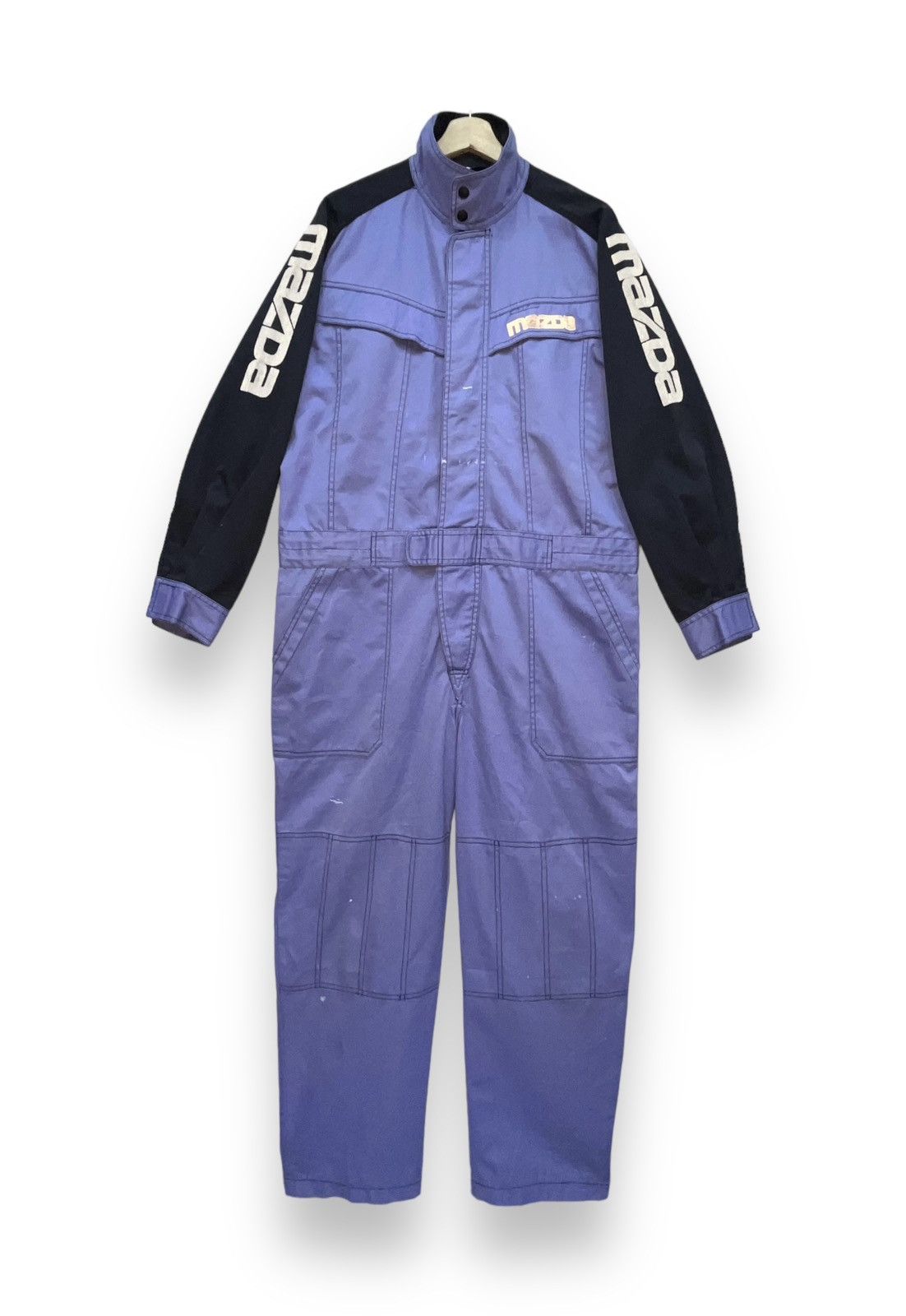 Vintage 🔥MAZDASPEED🔥VINTAGE 80’s MAZDA JAPAN Coverall Jumpsuit Size US 34 / EU 50 - 4 Thumbnail