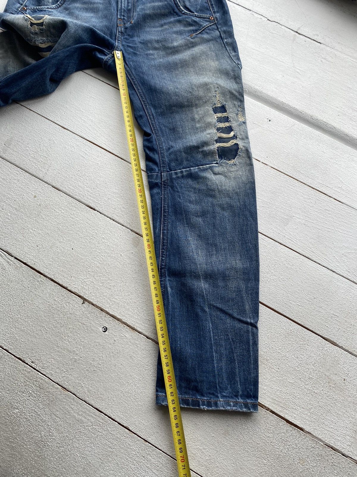 Diesel × Vintage 🔥Distressed Diesel Punk Opium Gothic Japanese Jeans Y2k Size US 29 - 19 Thumbnail