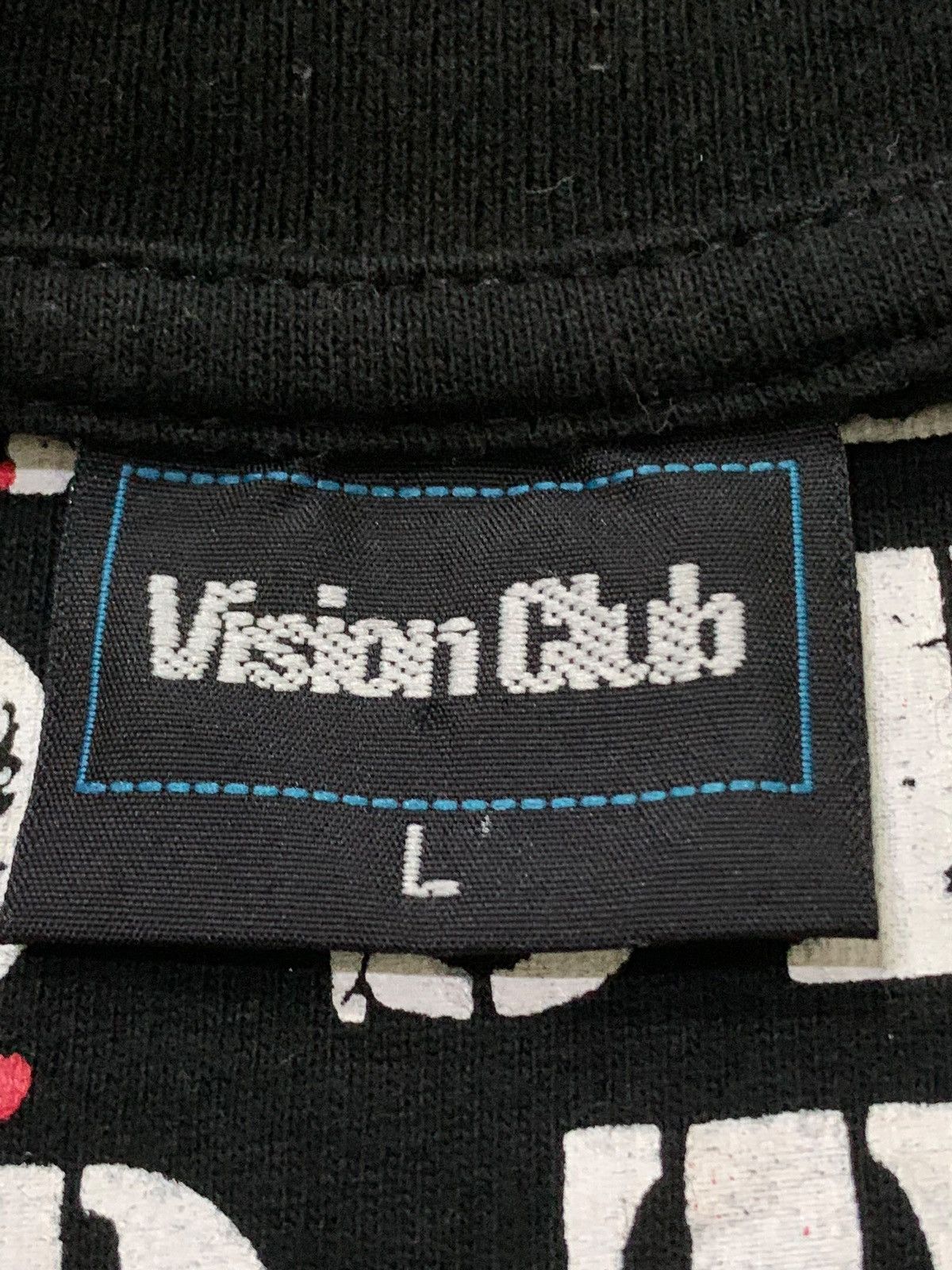 Vintage Vintage Vision Club Quote Poem Tshirt Size US L / EU 52-54 / 3 - 5 Thumbnail