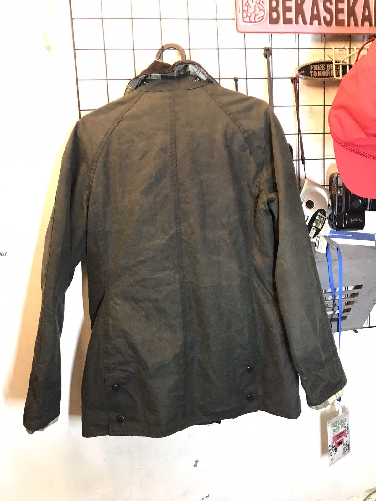 Barbour × Vintage BARBOUR Jacket Wax Waxed Beaufort Coat Vintage Work Utility Size US M / EU 48-50 / 2 - 6 Thumbnail