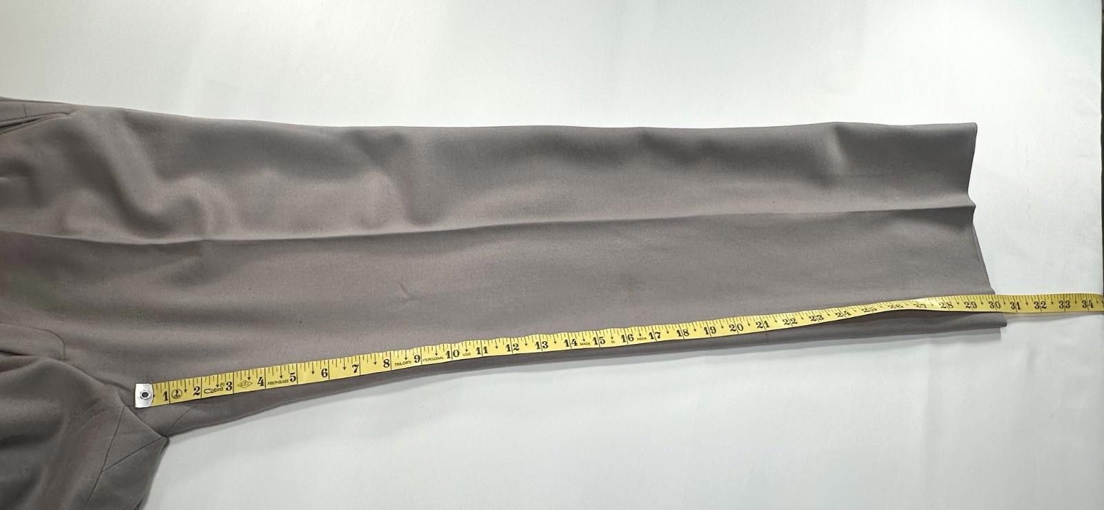 Oscar Jacobson Oscar Jacobson Comfort Stretch Wool Pants Brown Mens 34/30 Size US 34 / EU 50 - 5 Thumbnail