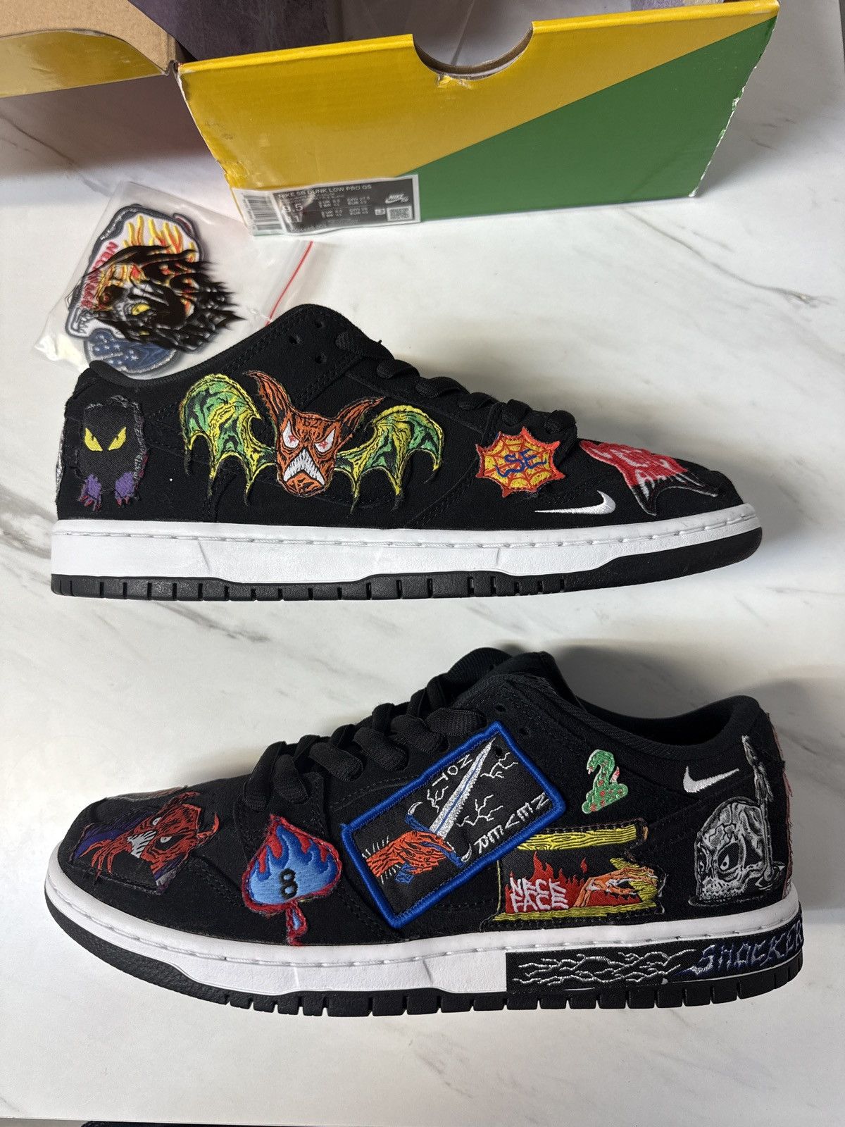 Neckface × Nike Nike SB Dunk LOW Pro QS Size US 9.5 / EU 42-43 - 3 Thumbnail
