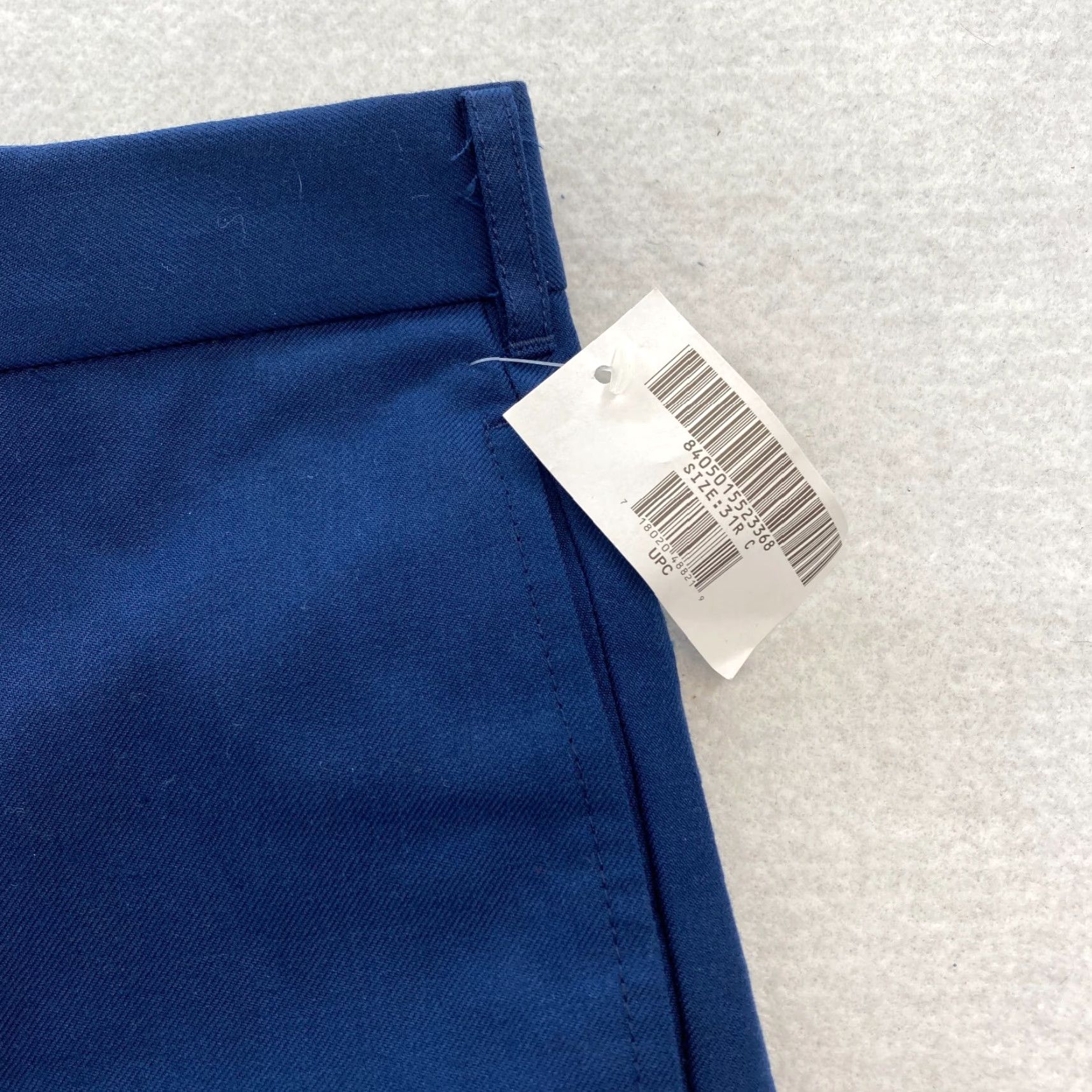 Vintage DSCP US Navy Dress Pants Mens 31 Blue Wool Blend Straight Leg Military Army NWT Size US 31 - 3 Thumbnail