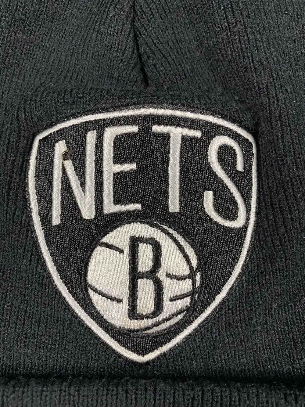 Mitchell & Ness × Vintage Mitchell & Ness New Jersey Nets Beanie Hat Size ONE SIZE - 3 Thumbnail