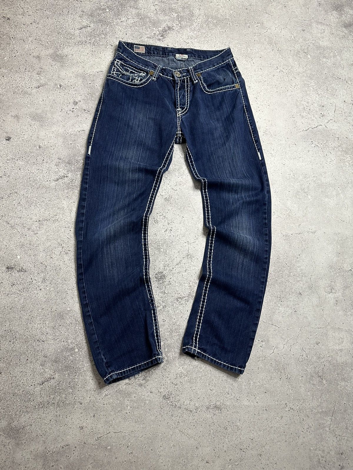 True Religion Rare Y2K True Religion Billy Super T Pocket Distressed Pants Size US 32 / EU 48 - 11 Thumbnail