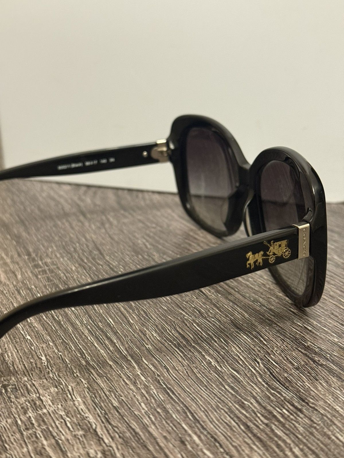 Coach Coach HC8158F Black Sunglasses – Used – 58□17 Size ONE SIZE - 3 Thumbnail