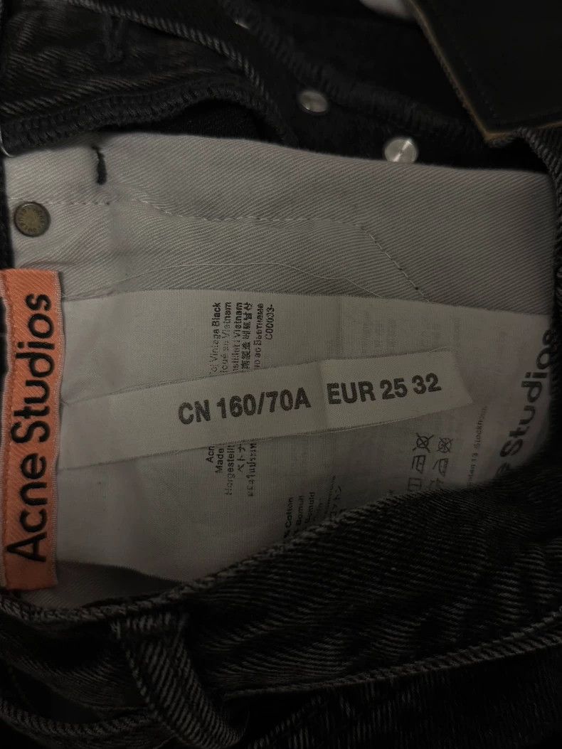 Acne Studios acne studios black jeans 2504-Nextarrow Size US 32 / EU 48 - 7 Thumbnail