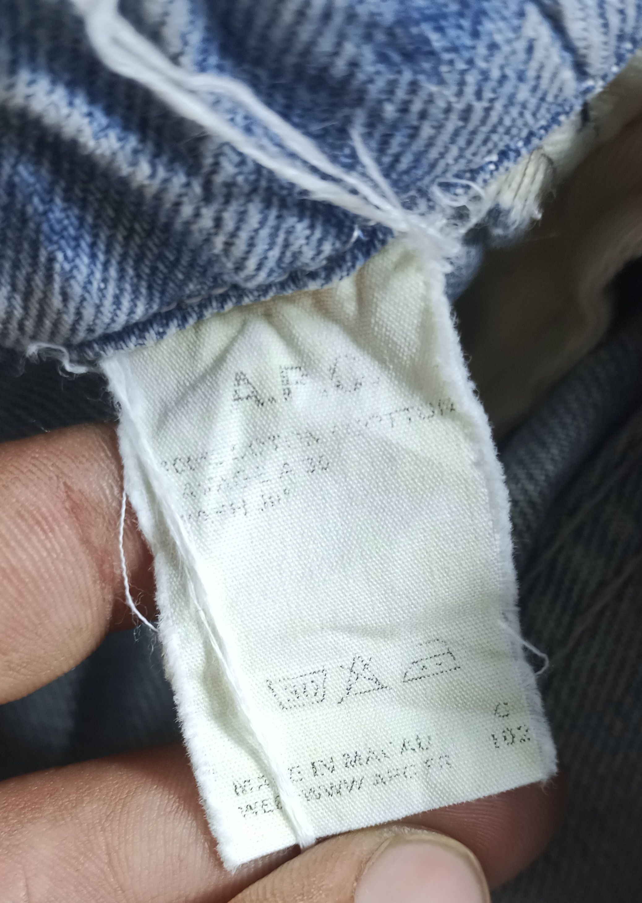 If Six Was Nine Vintage🔥A.P.C Jeans Baggie Denim Size US 29 - 11 Thumbnail