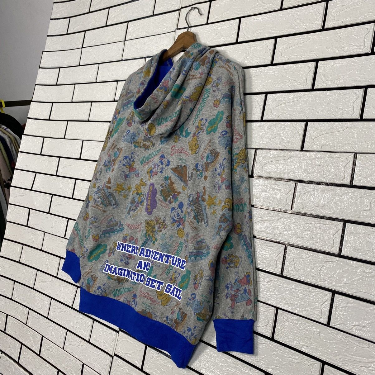 Japanese Brand 📌 Camouflage Hoodie Pull Over Disney Mickey Mouse Size US M / EU 48-50 / 2 - 12 Thumbnail
