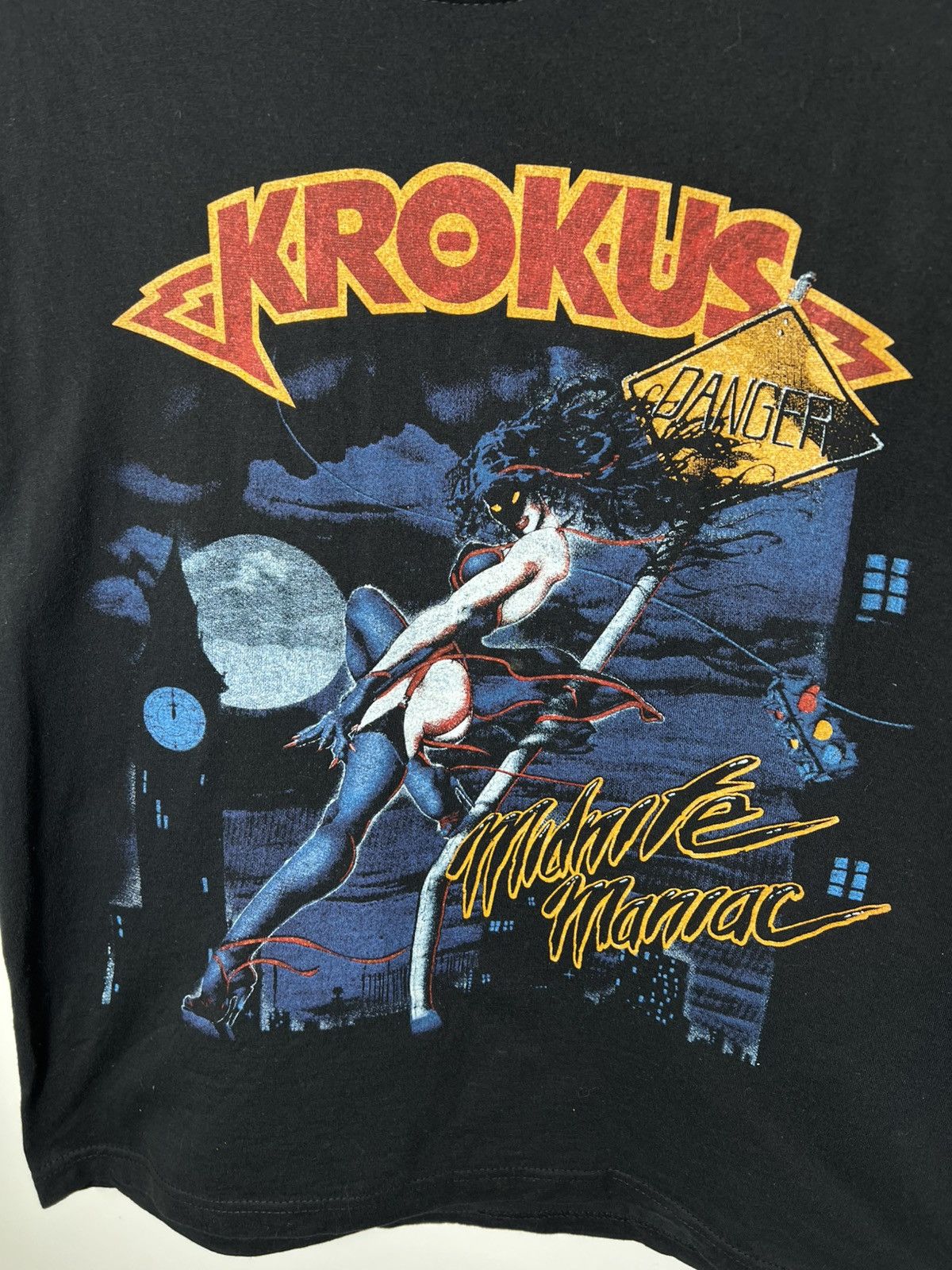 Band Tees KROKUS BAND MIDNITE MANIAC SHIRT HEAVY METAL ROCK T-shirt Size US M / EU 48-50 / 2 - 2 Thumbnail