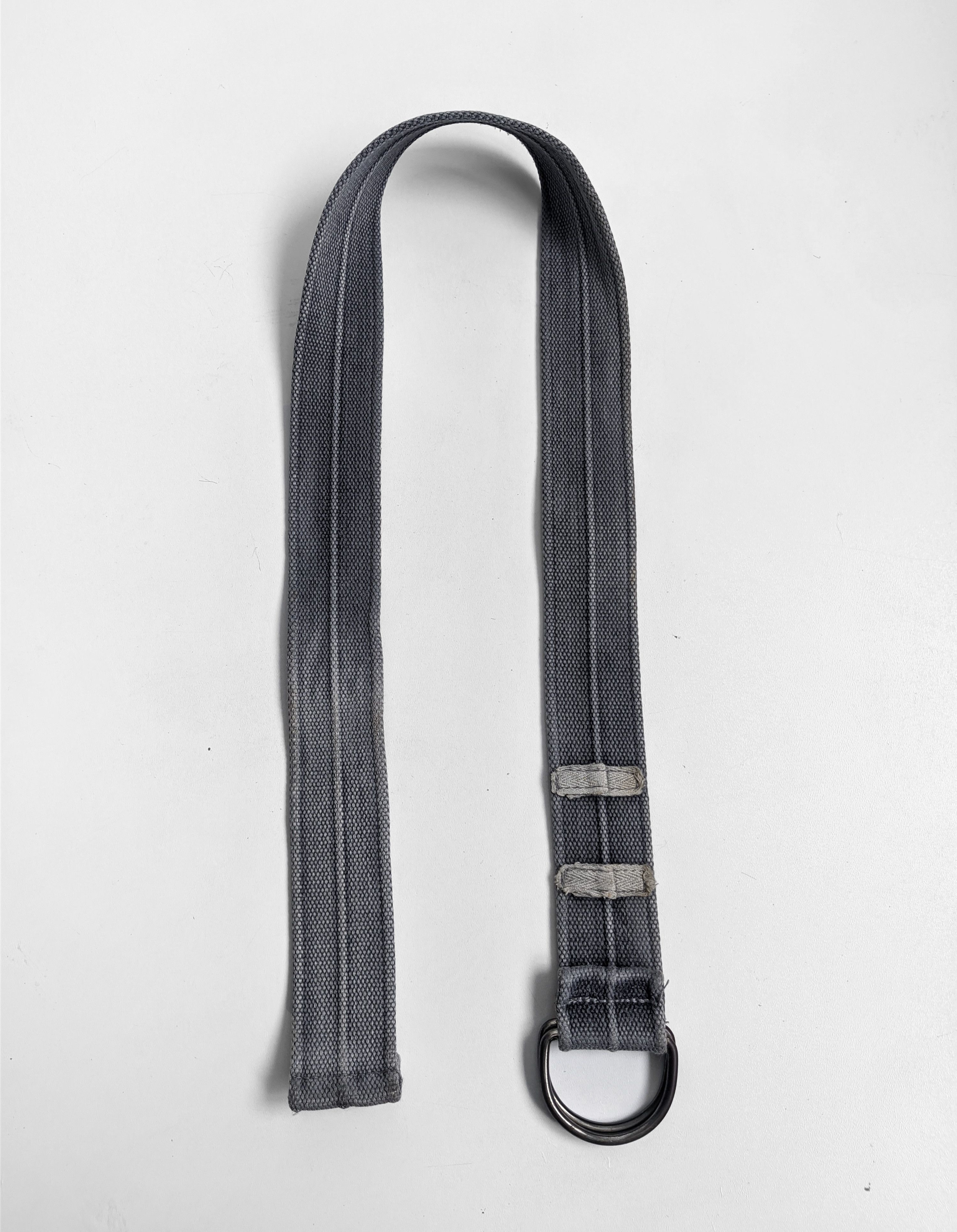 Vintage Vintage cotton belt y2k faded gray avant garde Size ONE SIZE - 1 Thumbnail