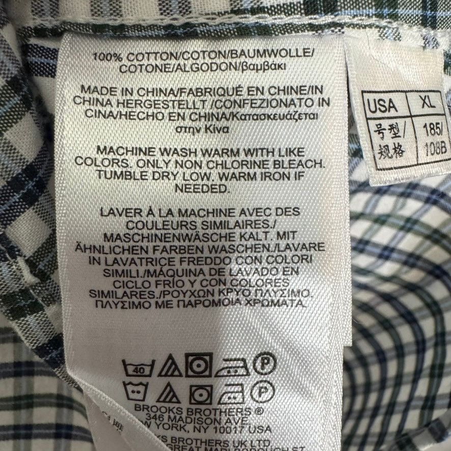 Brooks Brothers Brooks Brothers Regent XL Plaid Button Down Shirt Cotton Size US XL / EU 56 / 4 - 6 Thumbnail