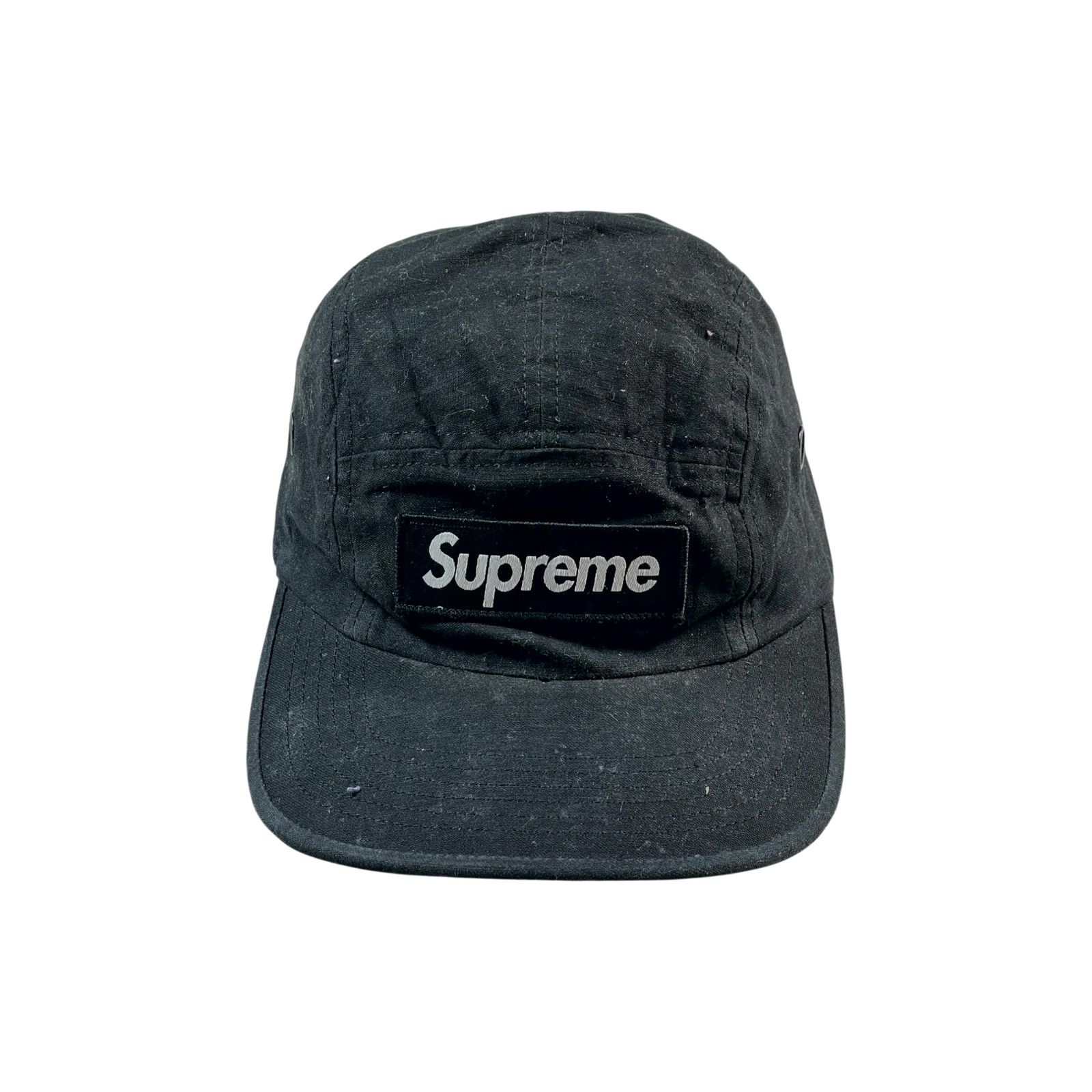 Supreme 5 Panel Black Hat
