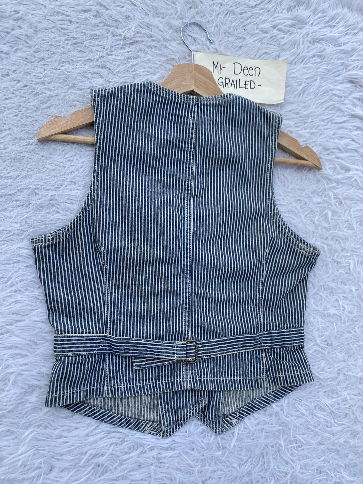 Ralph Lauren Rare Vintage Ralph Lauren Stripes Cotton Vest Size S / US 4 / IT 40 - 12 Thumbnail