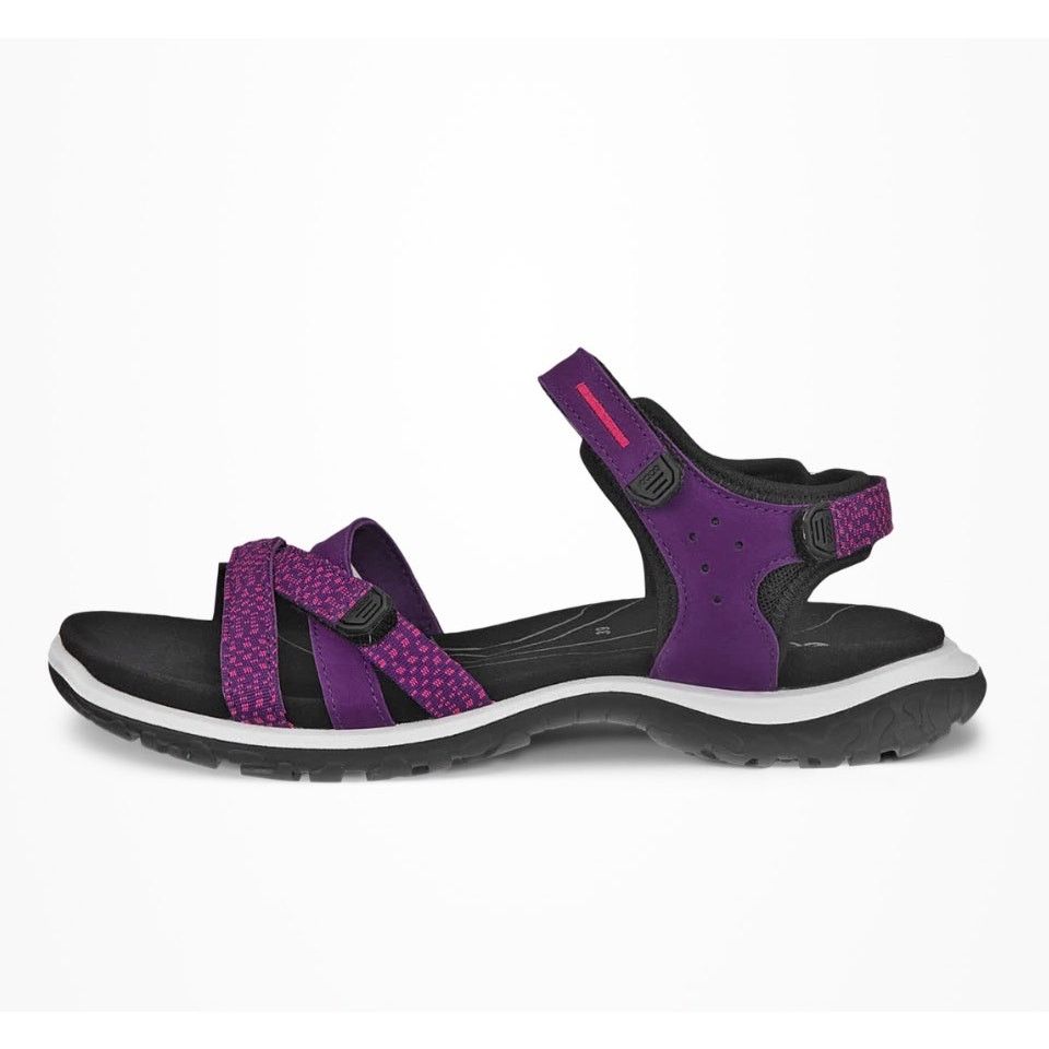 Ecco ECCO WOMEN'S 41 OFFROAD ROAM NUBUCK OUTDOOR SANDAL PURPLE Size US 10 / IT 40 - 2 Thumbnail