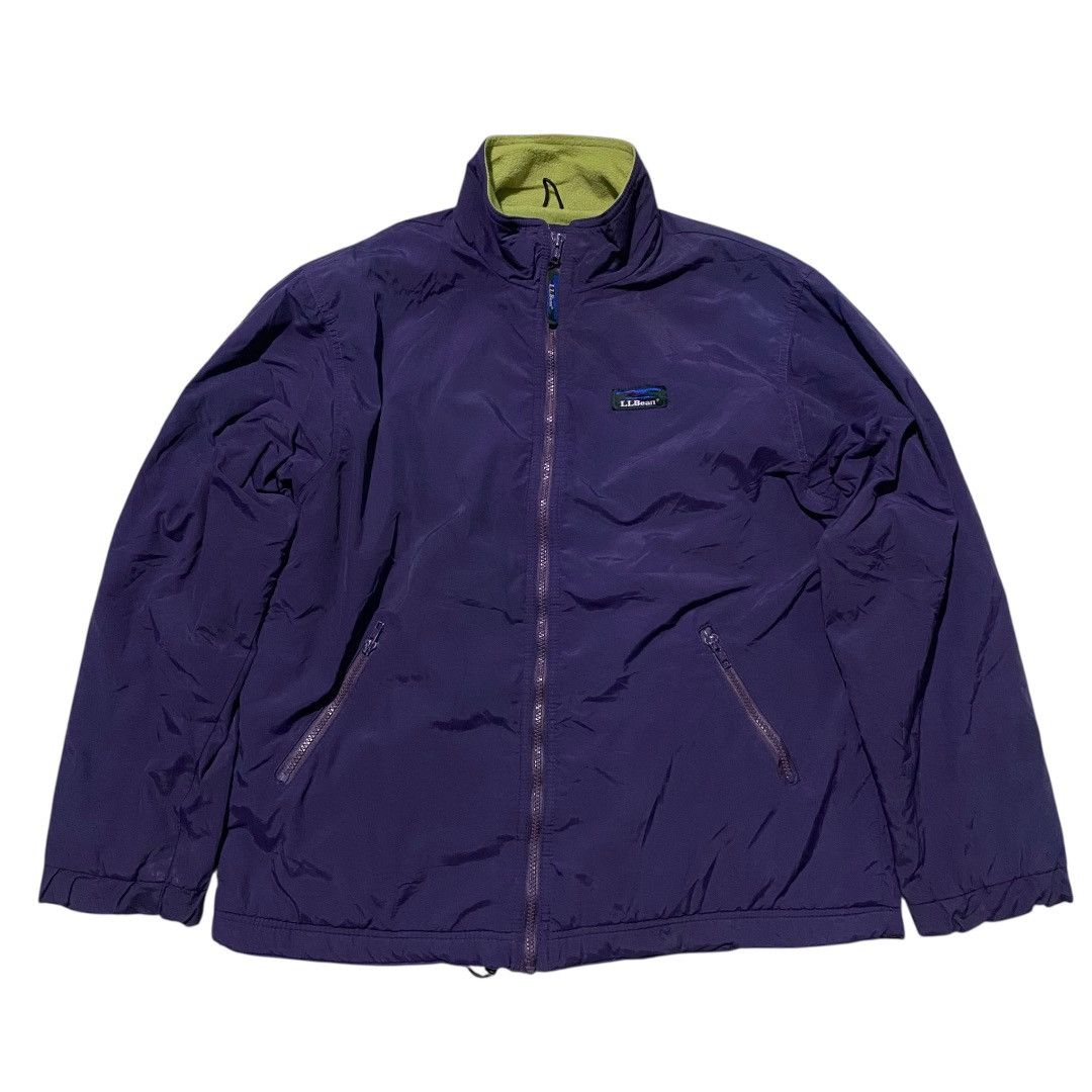 LLbean vintage purple warm up jacket