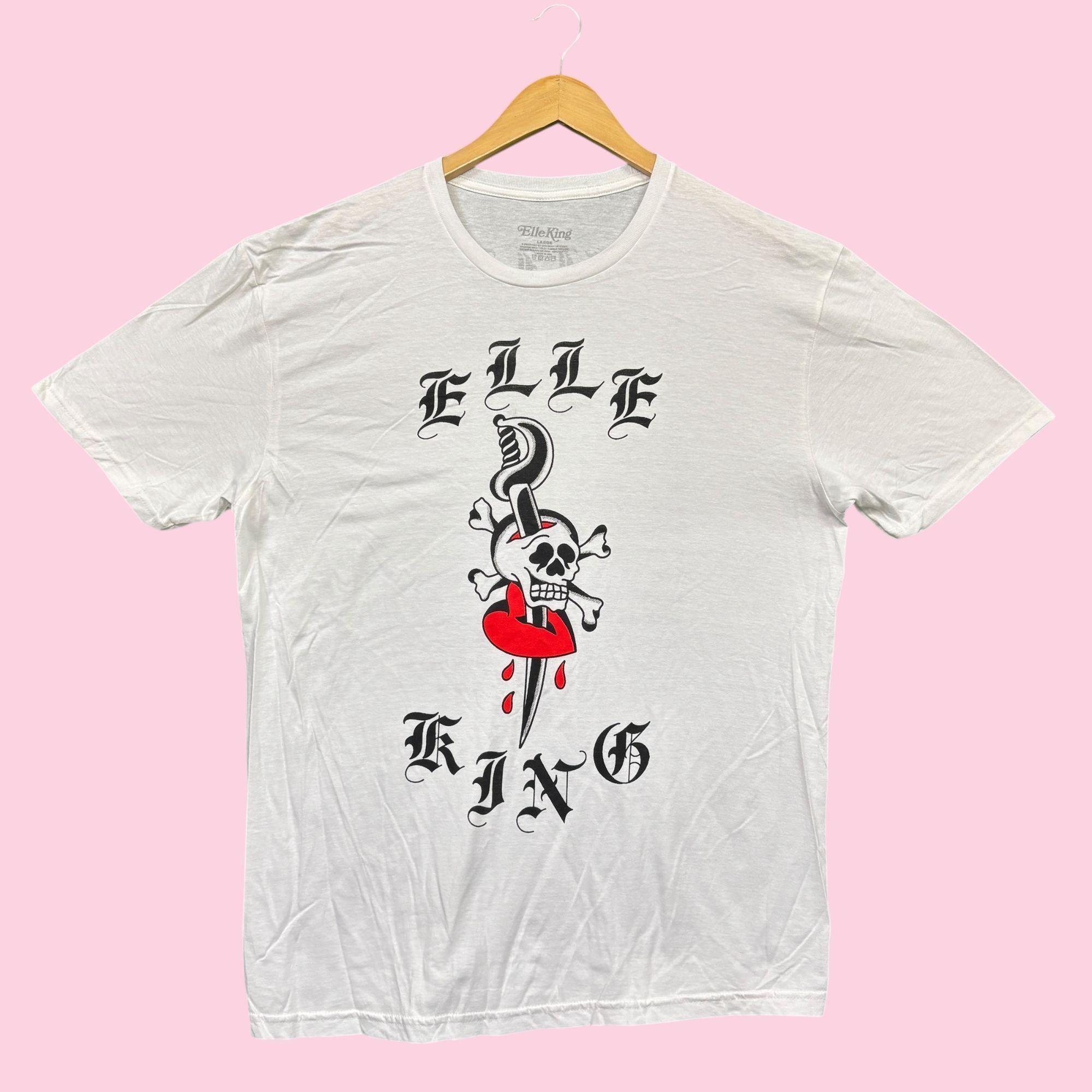 Other Elle King Come Get Your Wife Tour Skull & Crossbones Tee L Size US L / EU 52-54 / 3 - 1 Thumbnail