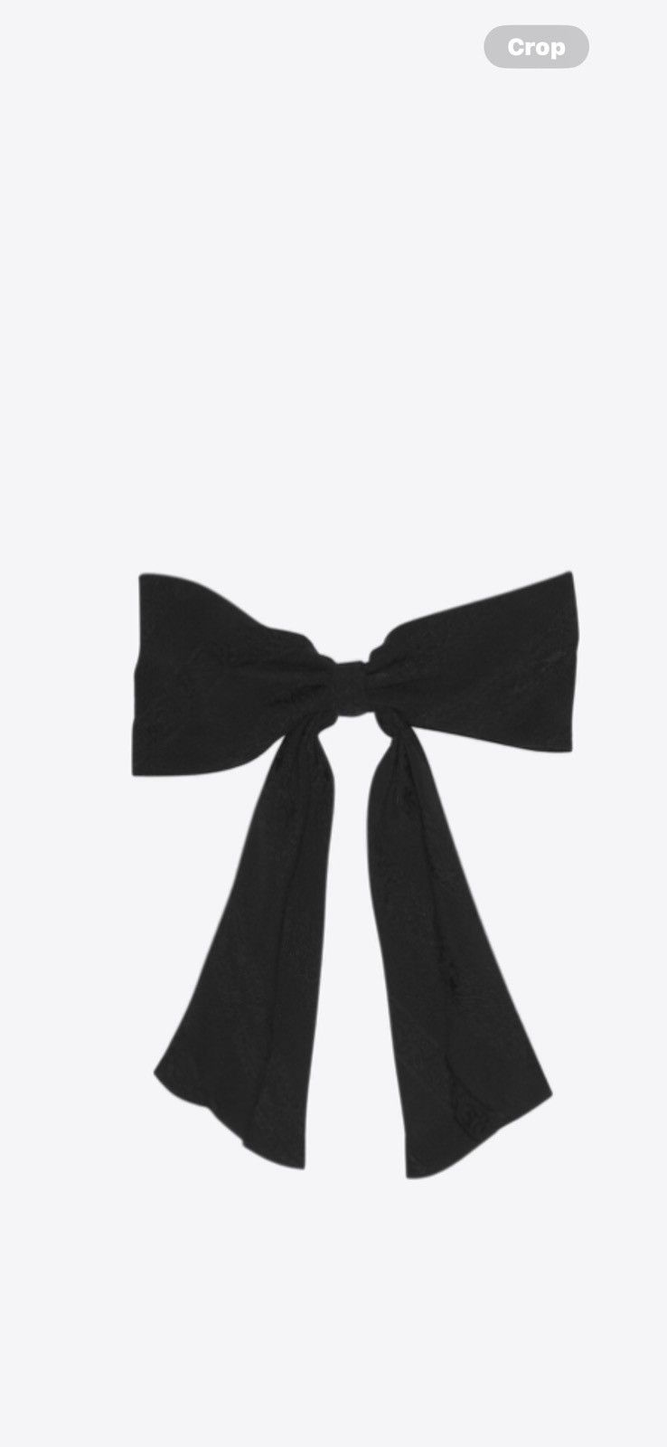 Yves Saint Laurent BOWTIE IN SILK JACQUARD Size ONE SIZE - 1 Thumbnail