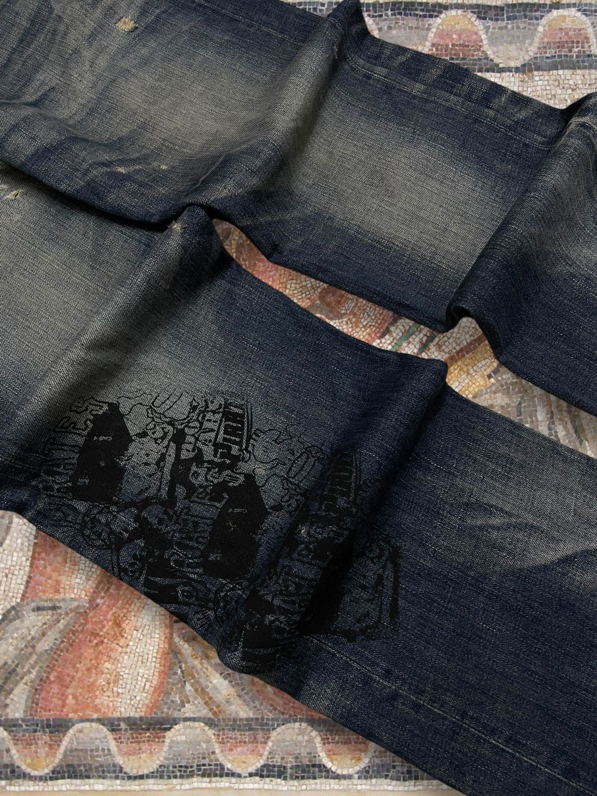 Swagger Vintage Og Japan Designer Swagger Anarchy Distressed Denim Size US 35 - 6 Thumbnail