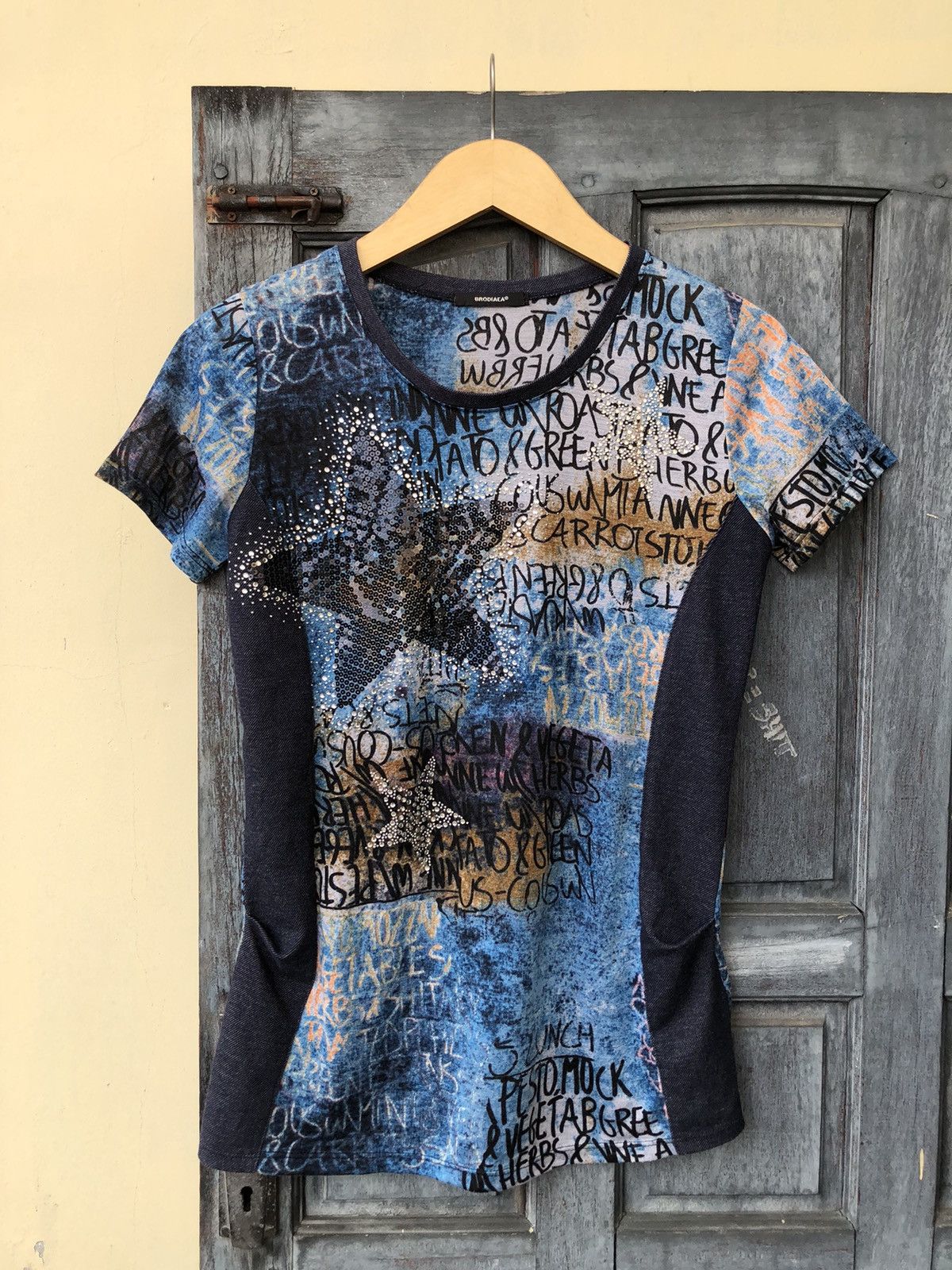 Japanese Brand Brodiaea Japanese Poem Party for She/Her with Denim Diamond Size M / US 6-8 / IT 42-44 - 1 Thumbnail