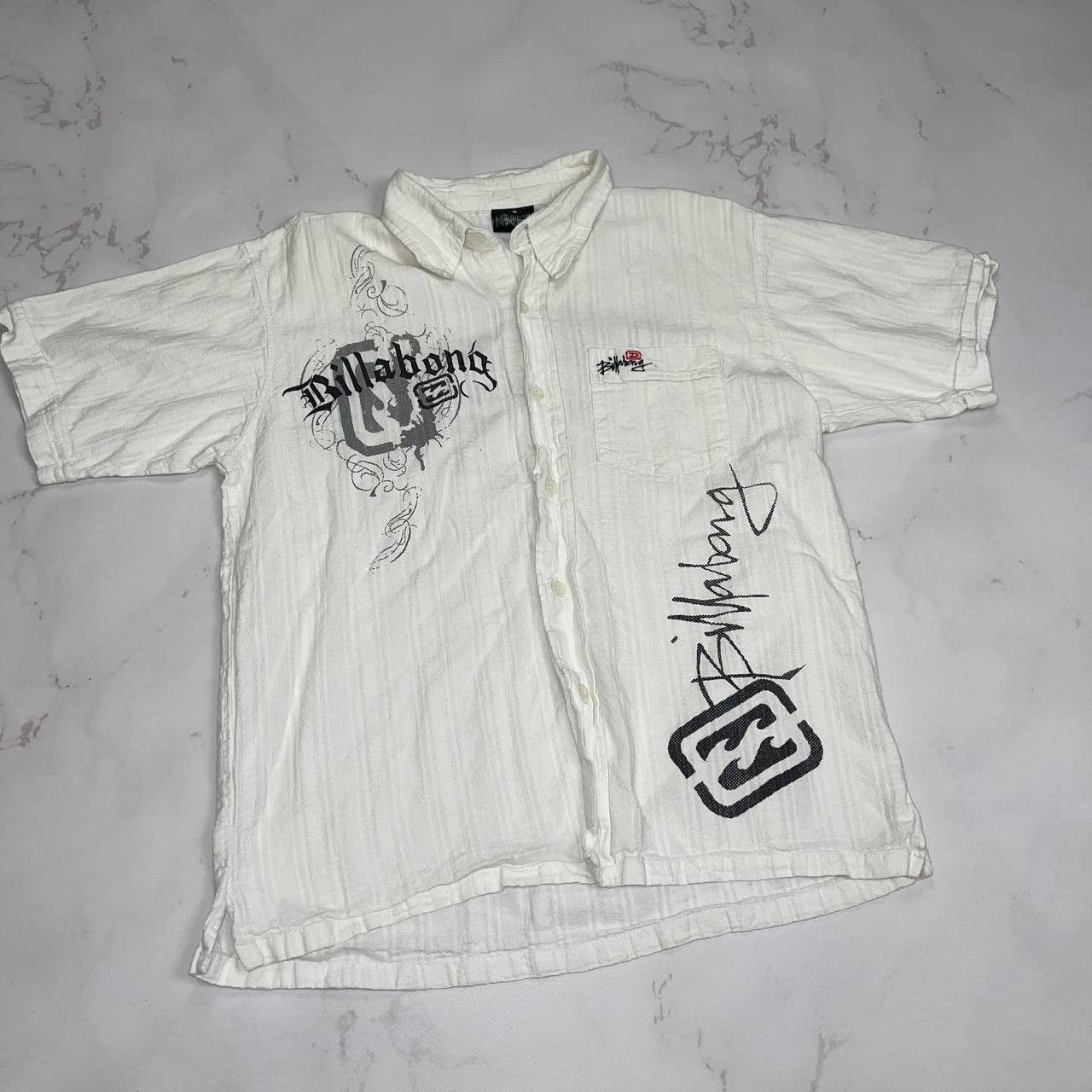Billabong Billabong Vintage 00’s Surf Style Shirt Y2K Logo Print RARE Size US S / EU 44-46 / 1 - 2 Thumbnail
