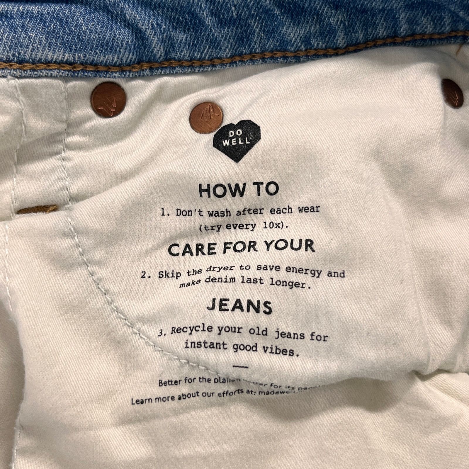 Madewell Madewell The Curvy Perfect Vintage Jean 26 Size 26" / US 2 / IT 38 - 6 Thumbnail