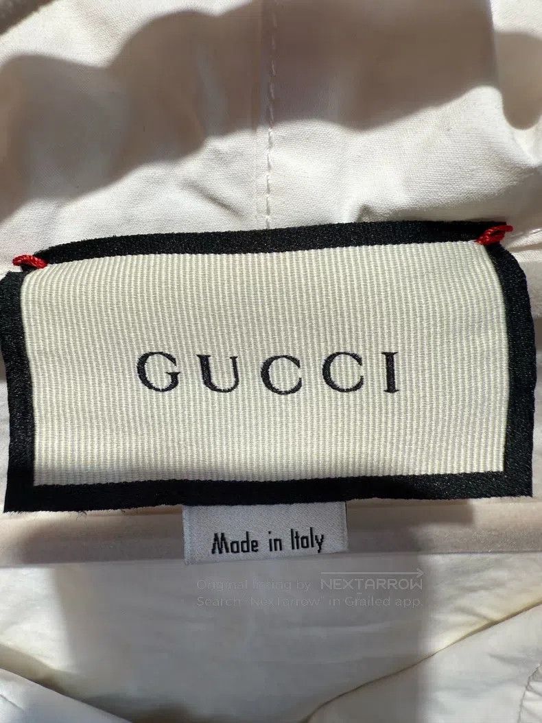 Gucci Gucci Red and green webbing half-pull windbreaker jacket Size US M / EU 48-50 / 2 - 4 Thumbnail