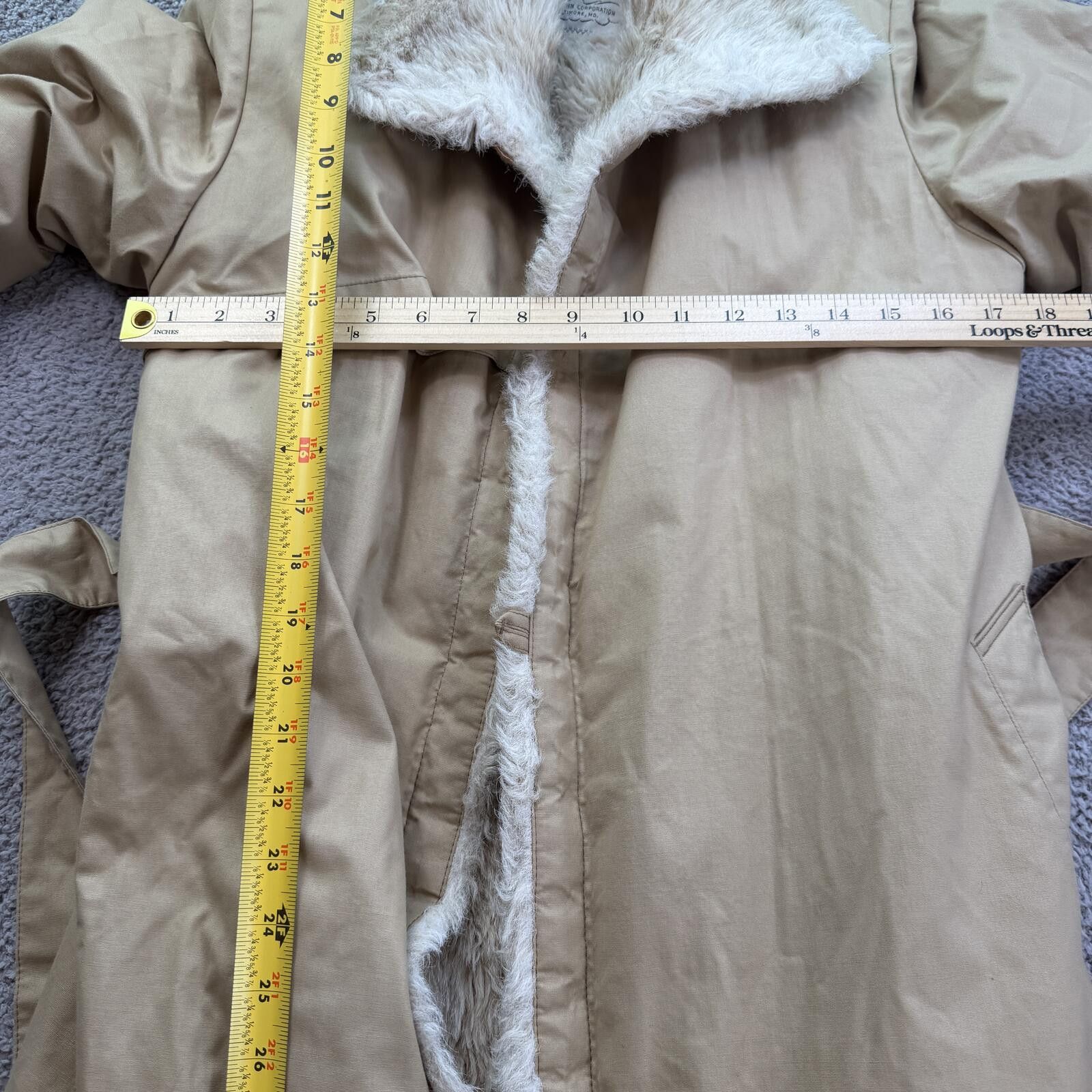 London Fog Vintage London Fog Full Length Lined Belted Trench Coat 8 Size M / US 6-8 / IT 42-44 - 4 Thumbnail