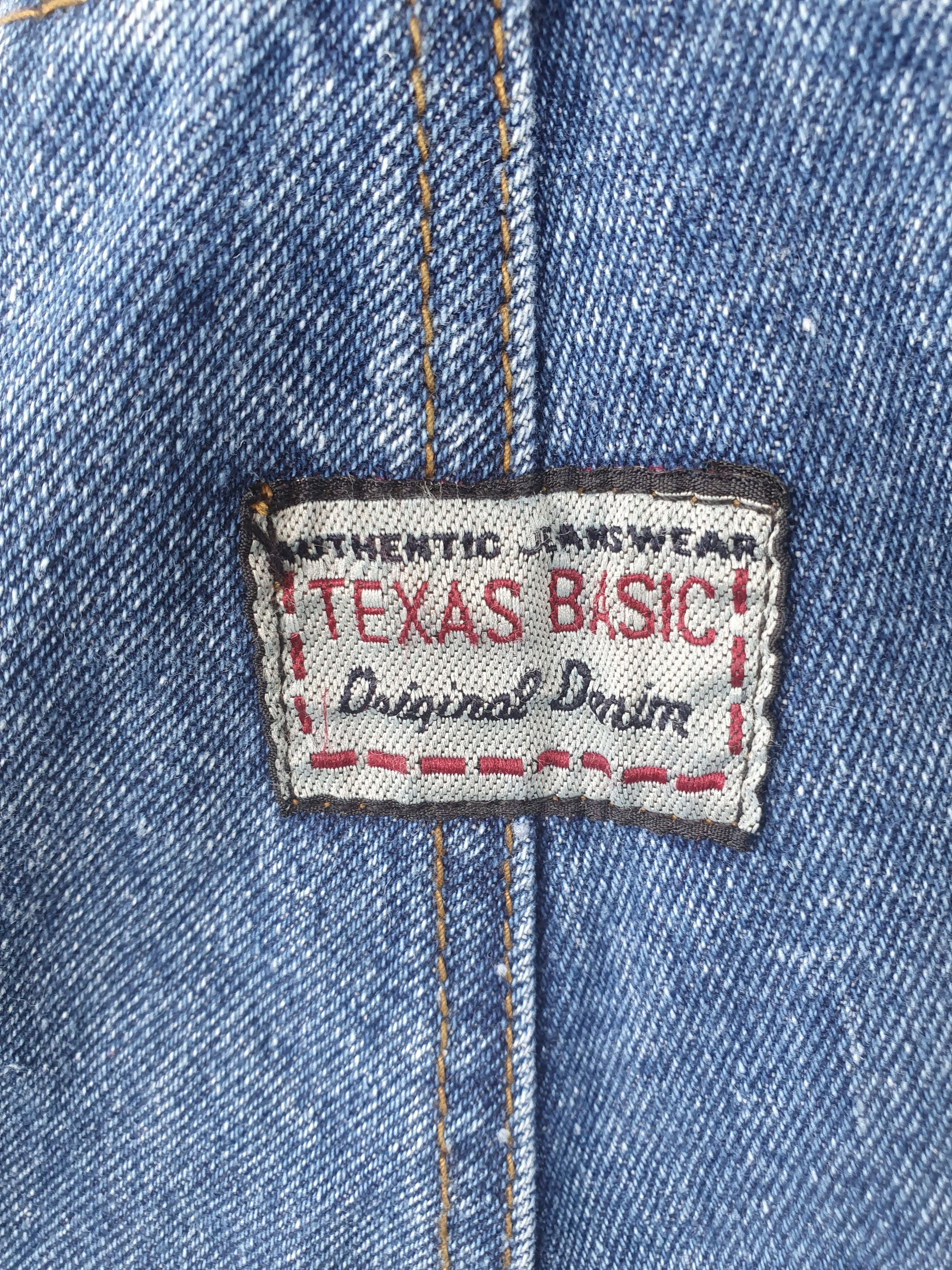 Vintage Texas Basic Authentic Jeanswear Vintage Denim Overall sz S Size US 29 - 7 Thumbnail