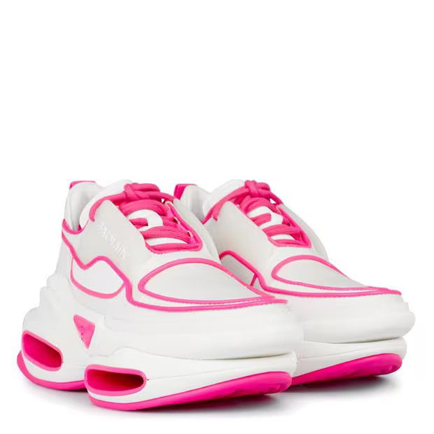 Balmain o1g2r1mq0924 Trainers in Blanc & Rose Size US 9 / IT 39 - 3 Thumbnail
