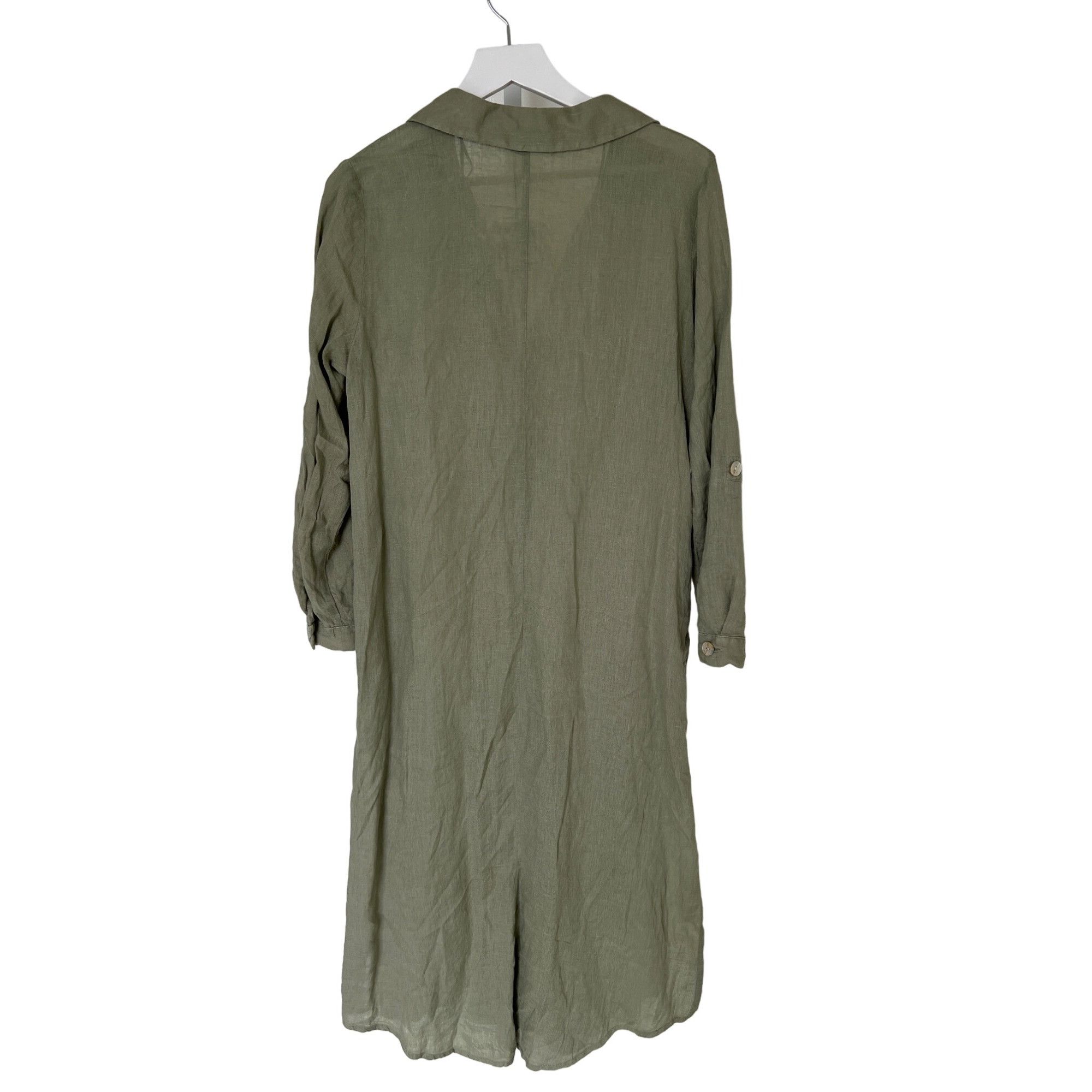 Zara Zara Linen Button Up Tunic Size XS / US 0-2 / IT 36-38 - 5 Thumbnail