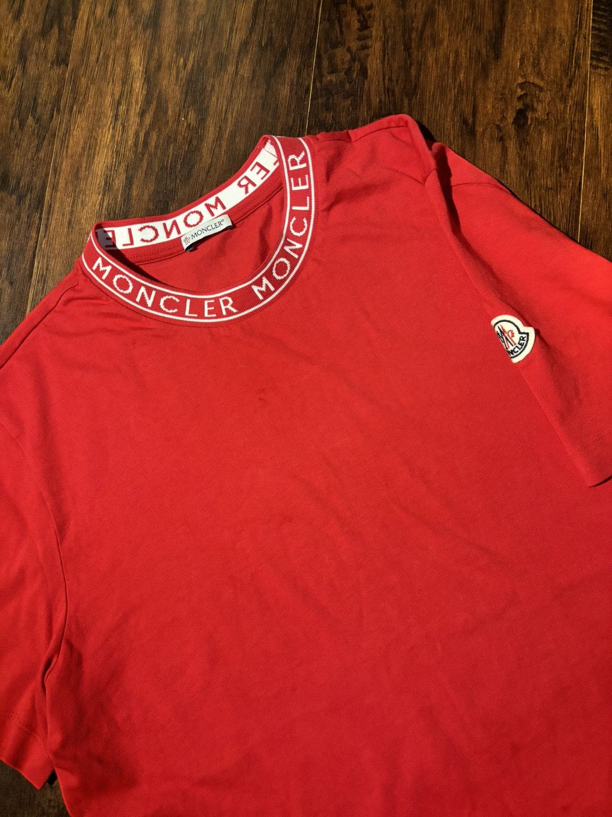 Designer × Moncler Moncler Mens Ribbed T-Shirt Size US M / EU 48-50 / 2 - 3 Thumbnail