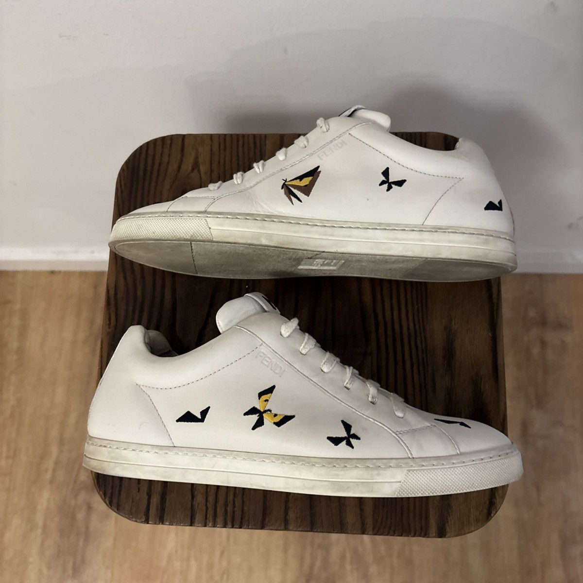 Fendi Fendi Bug Eye Low Top Sneakers Size 6 US Size US 6 / EU 39 - 2 Thumbnail