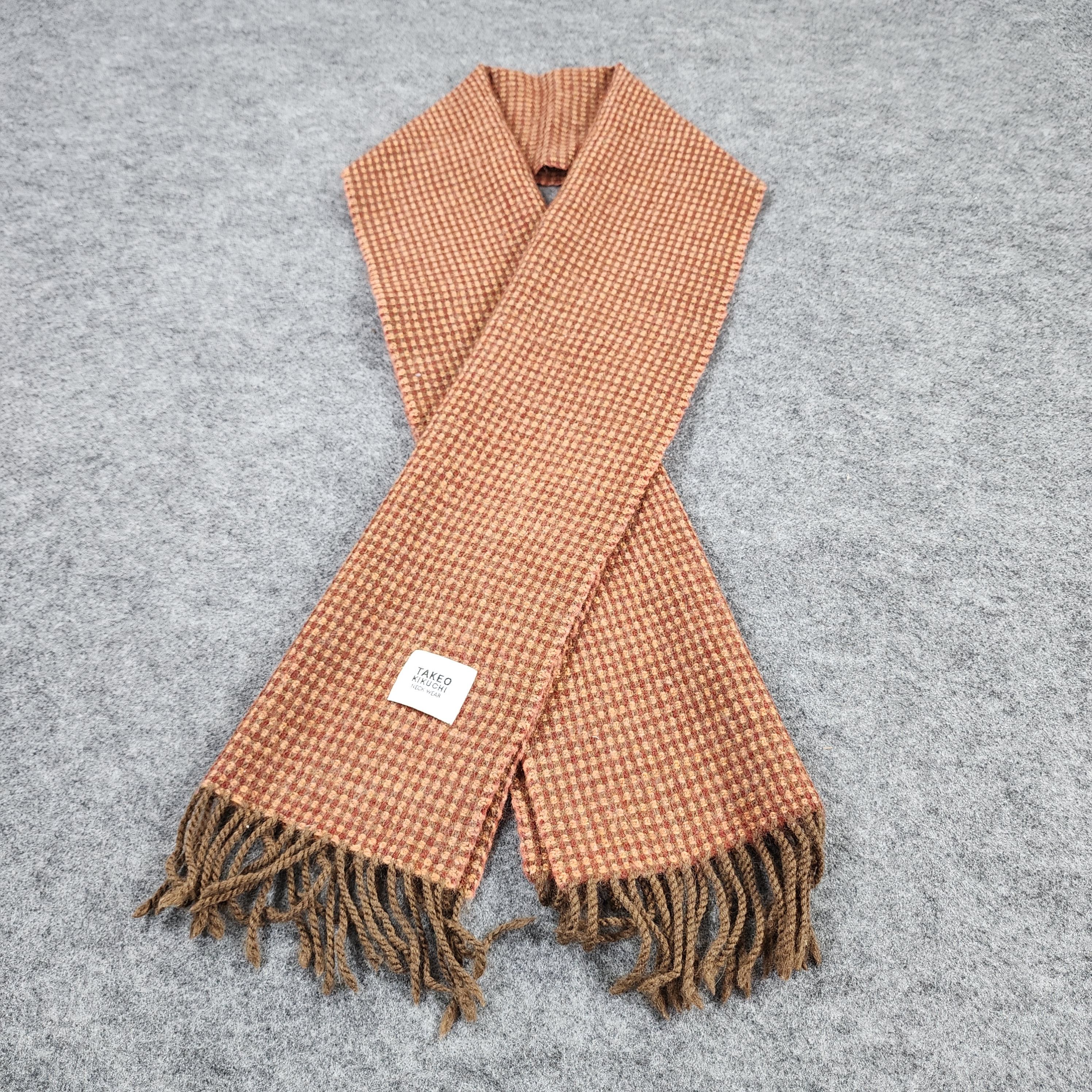 Takeo Kikuchi × Vintage Takeo Kikuchi Scarf / Muffler / Neckwear D020 Size ONE SIZE - 1 Thumbnail