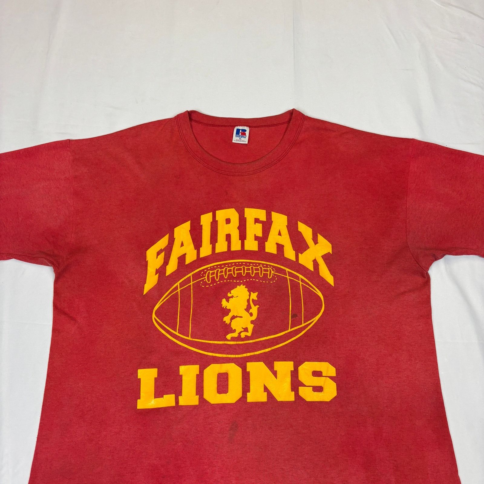 Russell Athletic × Vintage Vintage 90s Fairfax Lions High School Shirt Mens XL Football Size US XL / EU 56 / 4 - 2 Thumbnail